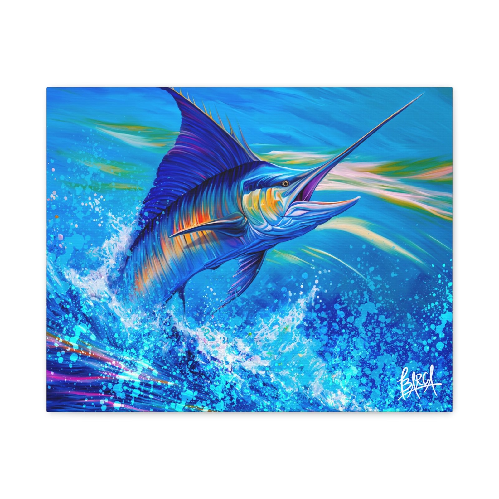 Animal Art Canvas - Vibrant Canvas Wall Art Print, Colorful Fish Decor, Deep Sea Home Decor, Nautical Gift, Tropical Ocean Artwork - Image 17