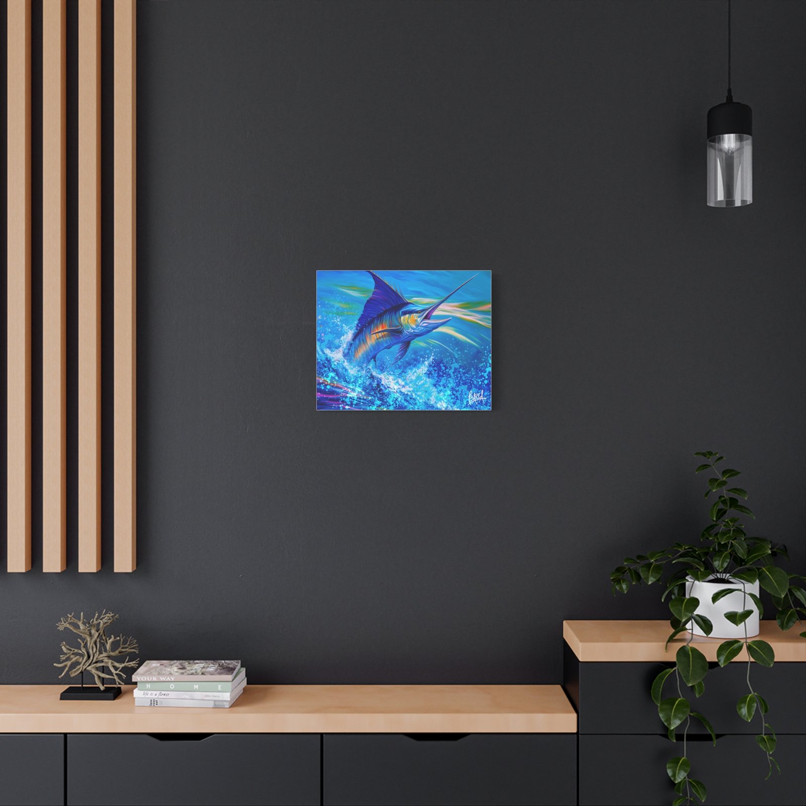 Animal Art Canvas - Vibrant Canvas Wall Art Print, Colorful Fish Decor, Deep Sea Home Decor, Nautical Gift, Tropical Ocean Artwork - Image 20