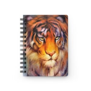 Animal Art Cat - Majestic Tiger Spiral Bound Journal - Writing & Sketching Notebook, Perfect for Artists, Wildlife Lovers, Gifts, Travel Journal, Inspiration