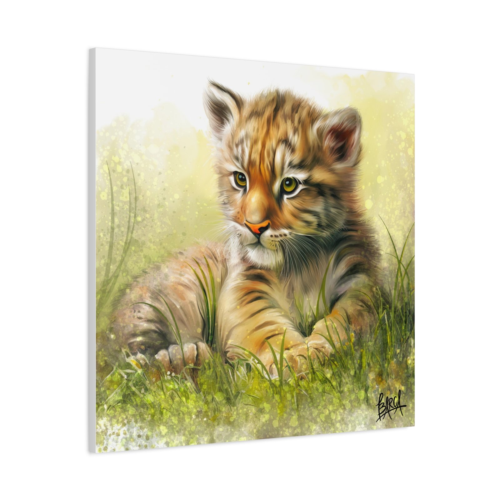 Animal Art Canvas - Tiger Cub Wall Art, Cute Animal Canvas Print for Nursery Decor, Baby Shower Gift, Wildlife Lover's Home Decor, Kid's Room Decoration - Image 34