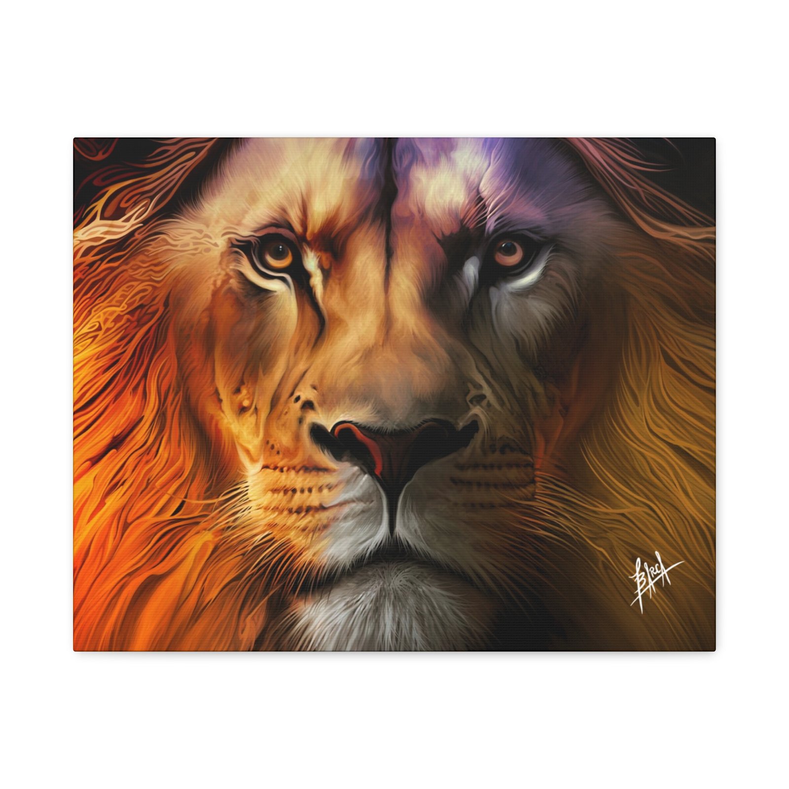 Animal Art Canvas - Majestic Lion Canvas Wall Art, Perfect for Animal Lovers, Home Decor, Gift for Nature Enthusiasts, Living Room Artwork, Bold Lion Portrait - Image 21