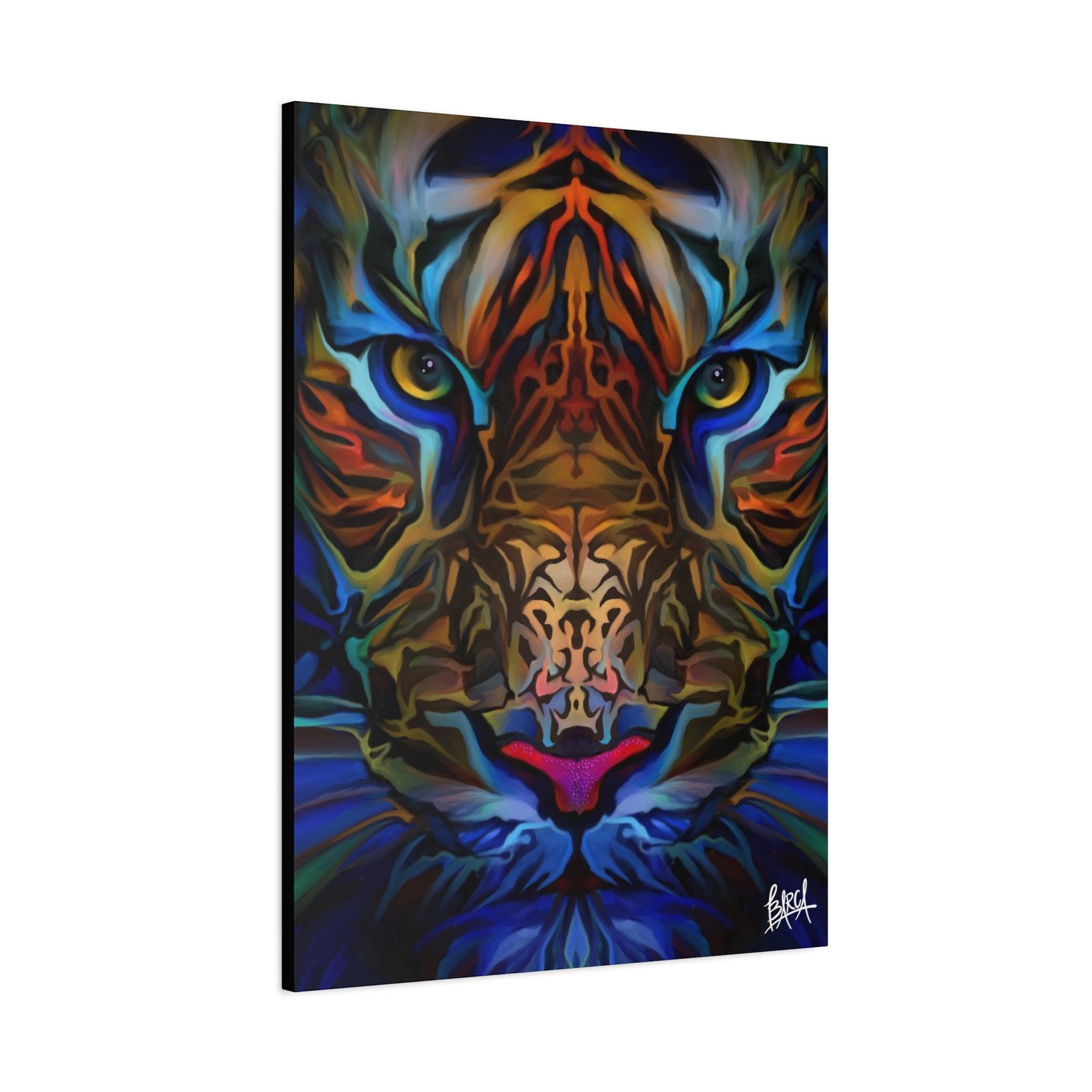 Animal Art Canvas - Portrait Vibrant Tiger Canvas Wall Art, Colorful Animal Decor, Modern Home Aesthetic, Gift for Art Lovers, Unique Wildlife Artwork - Image 54