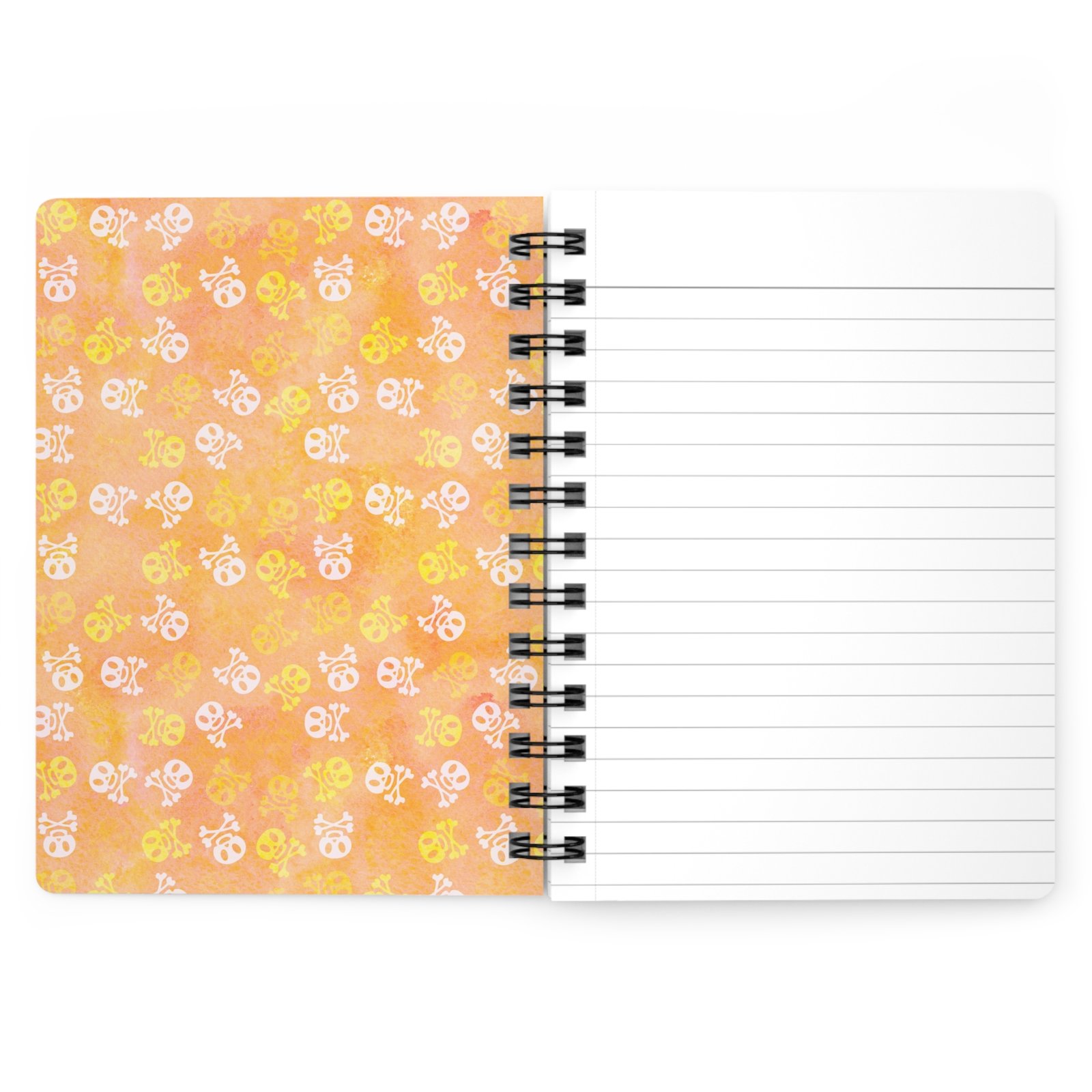 Sassy Cat Art - Cute Skull Sassy Cat Spiral Bound Journal, Notebook for Cat Lovers, Sketchbook, Gift for Artists, Journaling, Artistic Stationery - Image 3