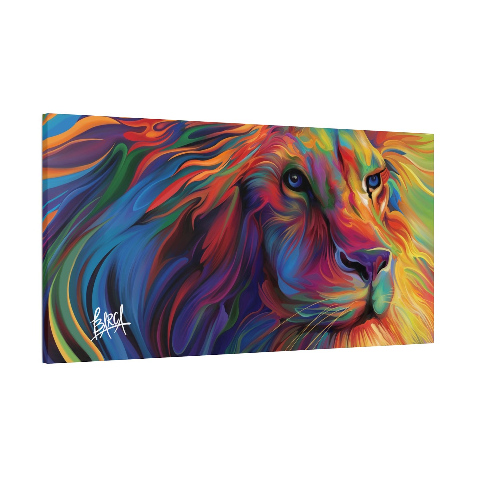 Animal Art Canvas - Vibrant Lion Canvas Art, Colorful Wall Decor, Animal Lover Gift, Bold Home Decoration, African Wildlife Art, Unique Art Piece - Image 66