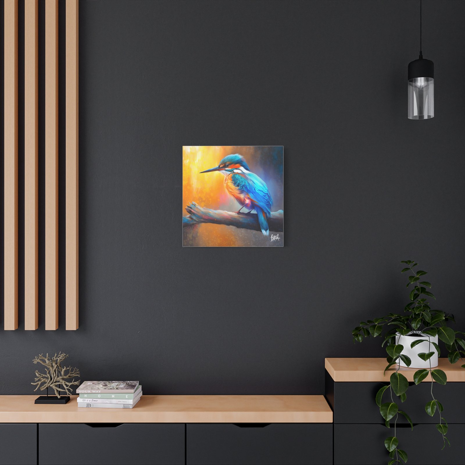 Animal Art Canvas - Colorful Bird Canvas Art, Stretched Wall Decor, Nature Lover Gift, Home Decoration, Bird Painting for Birdwatchers, Wildlife Art - Image 24
