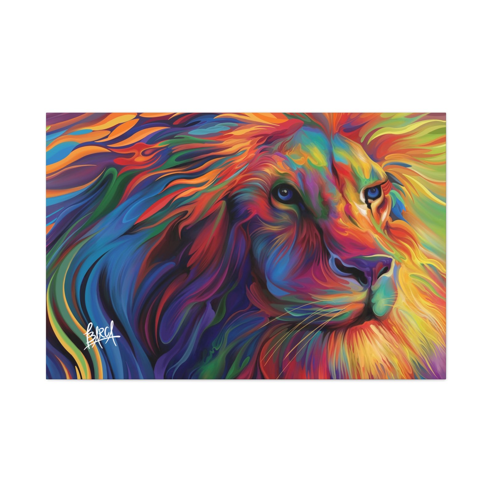 Animal Art Canvas - Vibrant Lion Canvas Art, Colorful Wall Decor, Animal Lover Gift, Bold Home Decoration, African Wildlife Art, Unique Art Piece - Image 69