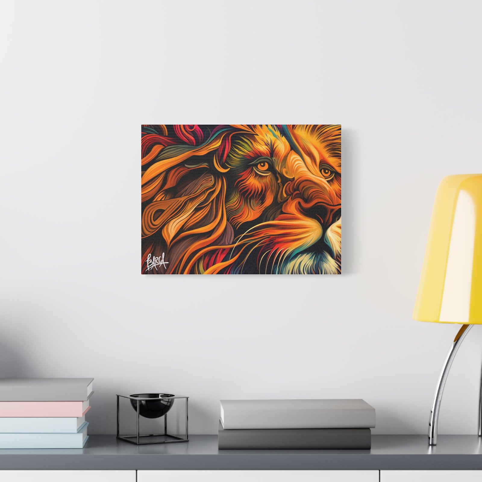 Animal Art Canvas - Colorful Lion Canvas Art, Wall Decor, Animal Portrait, Vibrant Home Decor, Wildlife Art, Gift for Animal Lovers, Modern Art Piece - Image 15