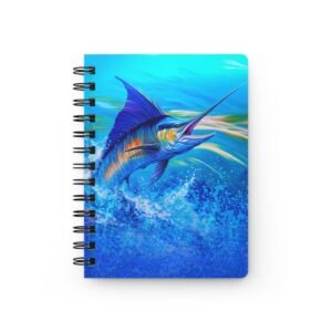 Animal Art Fish - Vibrant Sailfish Oceanic Spiral Bound Journal, Perfect for Marine Life Enthusiasts, Art Lovers, and Daily Reflection, Gifts for Nature Lovers, [...]