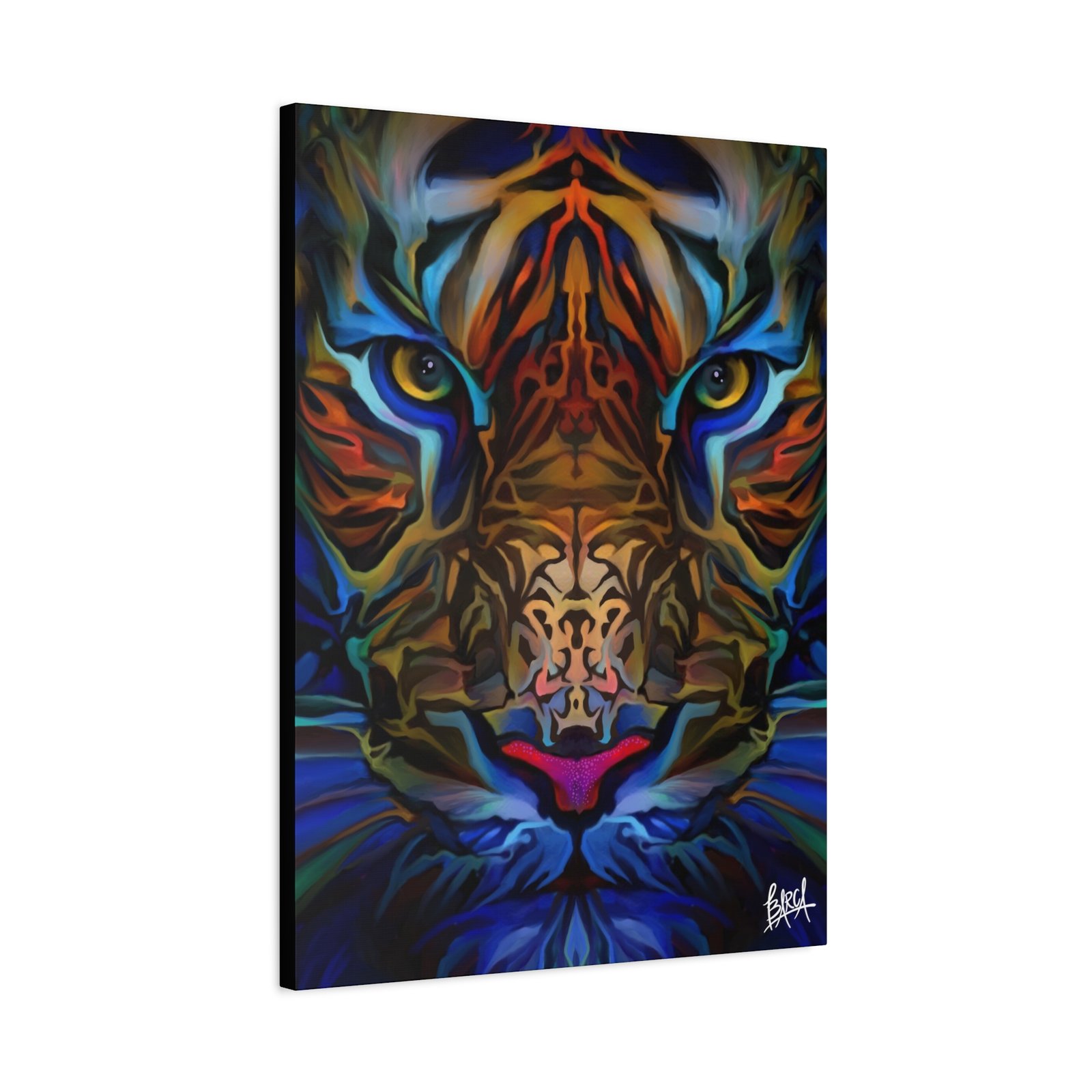 Animal Art Canvas - Portrait Vibrant Tiger Canvas Wall Art, Colorful Animal Decor, Modern Home Aesthetic, Gift for Art Lovers, Unique Wildlife Artwork - Image 46