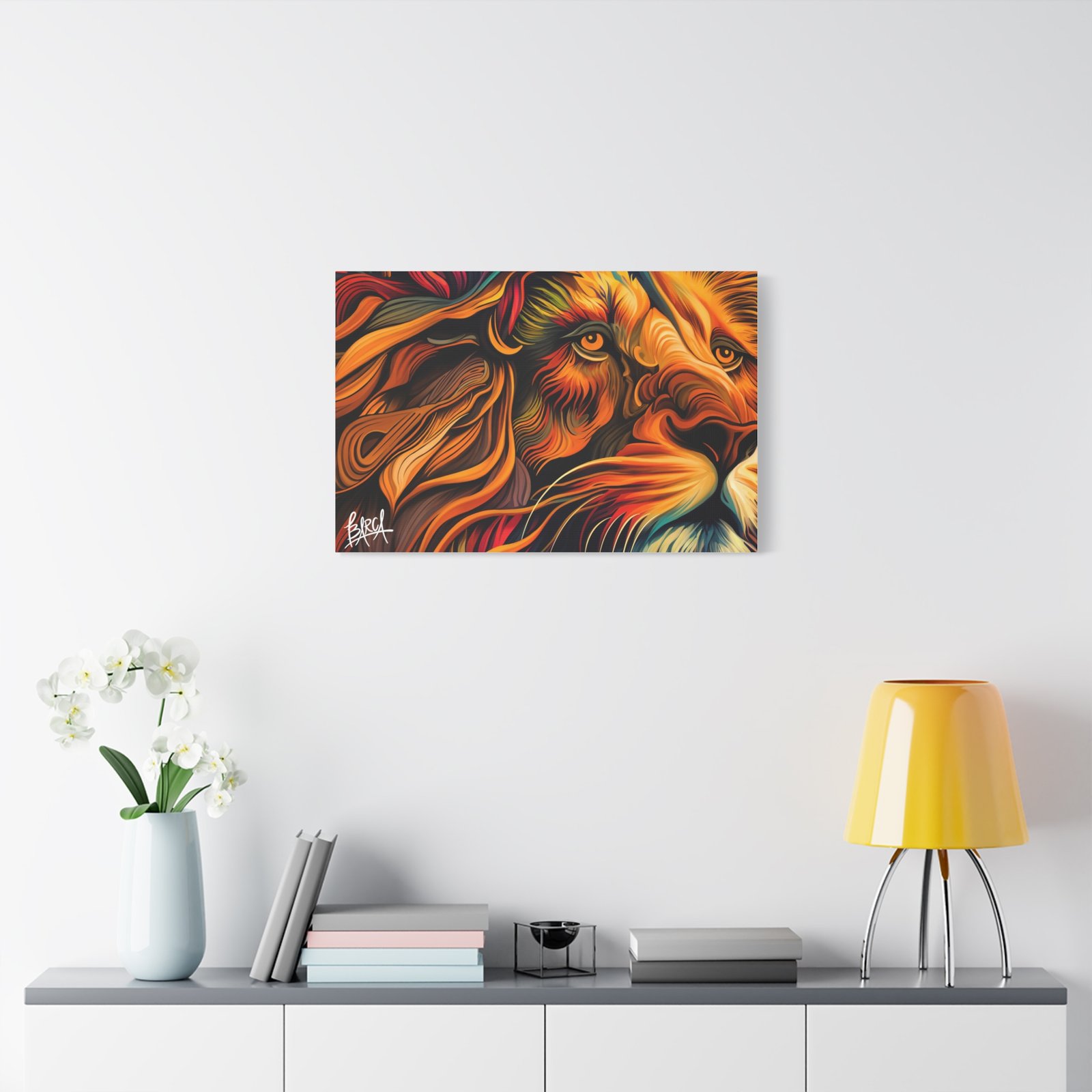 Animal Art Canvas - Colorful Lion Canvas Art, Wall Decor, Animal Portrait, Vibrant Home Decor, Wildlife Art, Gift for Animal Lovers, Modern Art Piece - Image 35