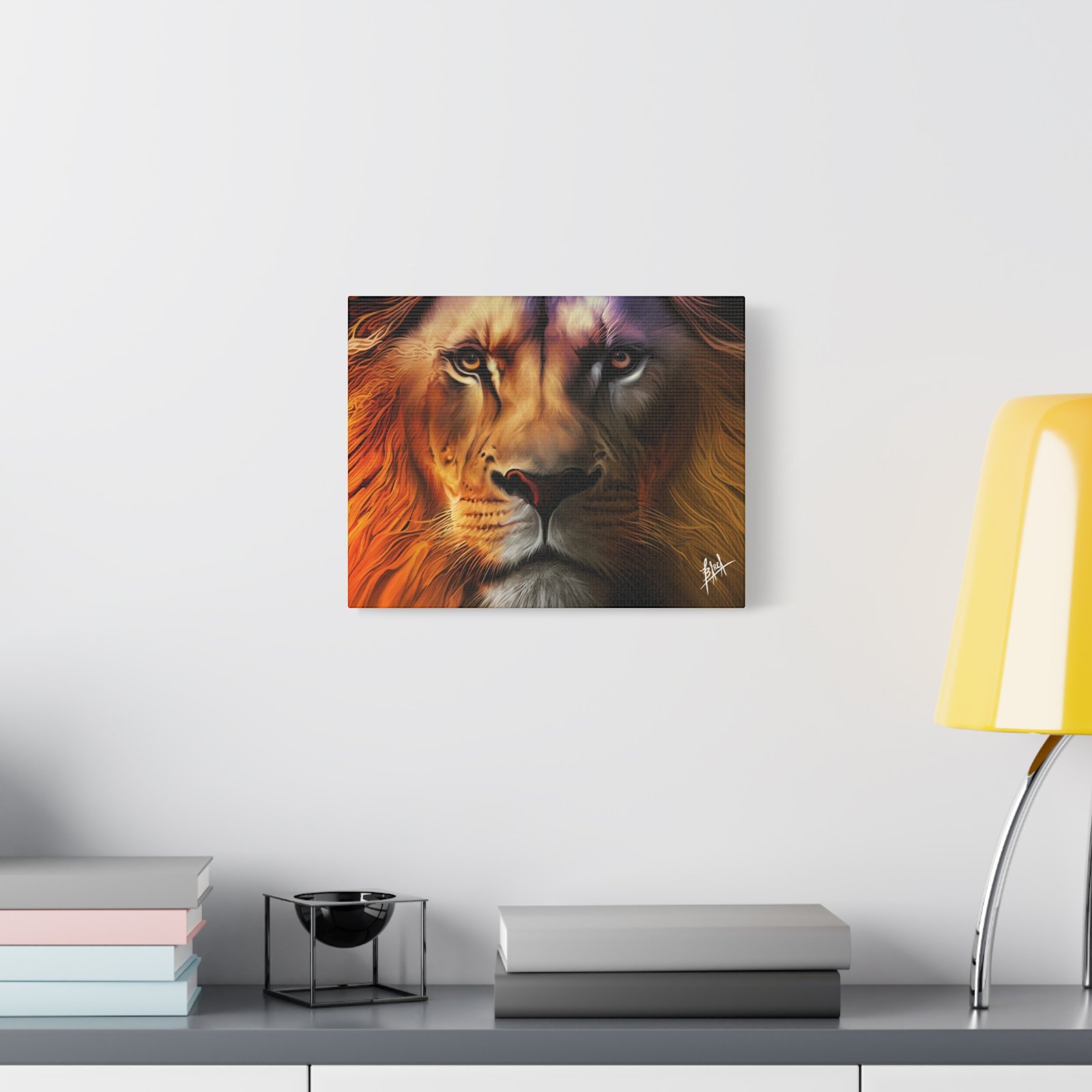 Animal Art Canvas - Majestic Lion Canvas Wall Art, Perfect for Animal Lovers, Home Decor, Gift for Nature Enthusiasts, Living Room Artwork, Bold Lion Portrait - Image 11