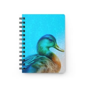 Animal Art Bird - Elegant Mallard Duck Art Spiral Bound Journal, Nature Lover's Notebook, Gift for Birdwatchers, Eco-Friendly Diary, Travel Journal, Watercolor [...]