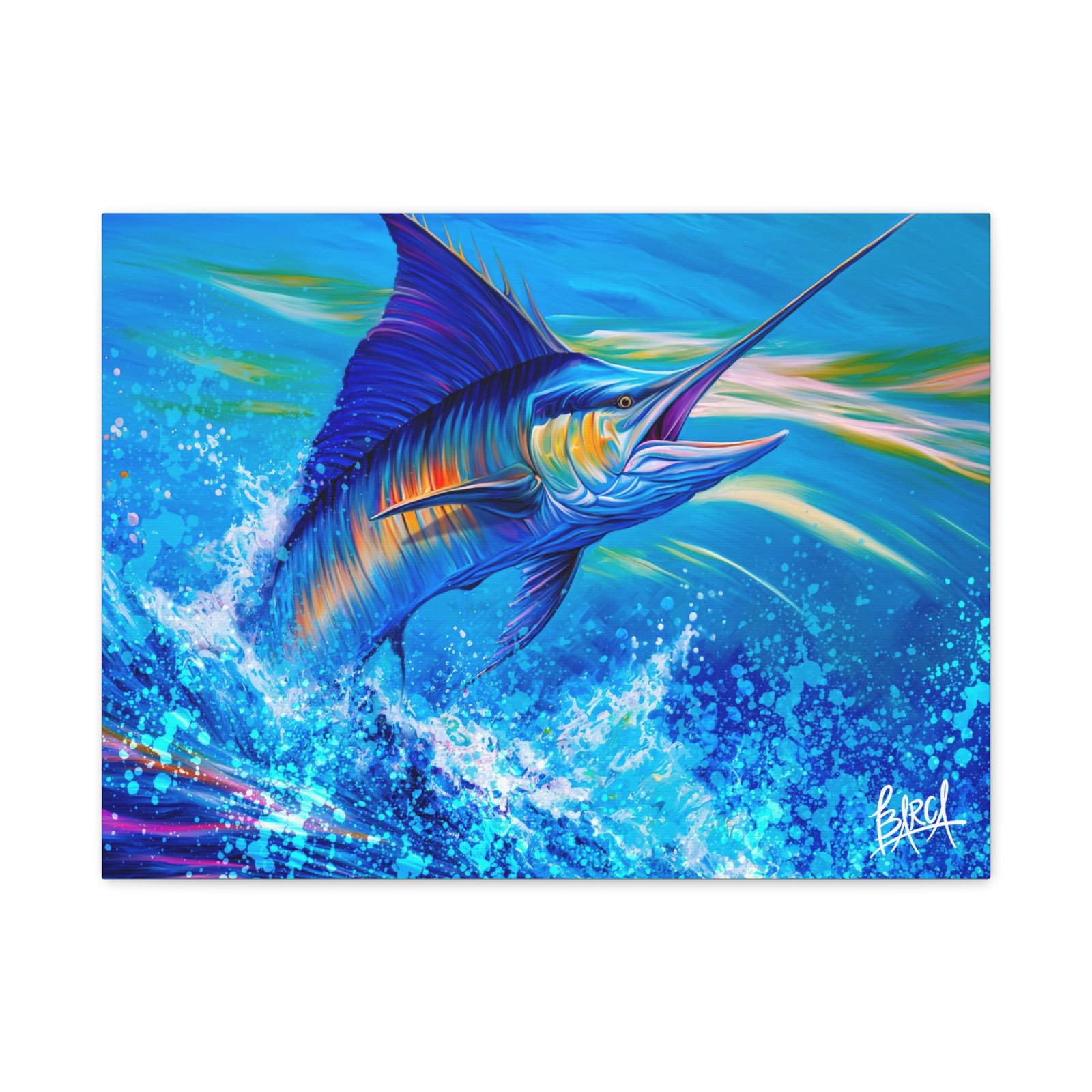 Animal Art Canvas - Vibrant Canvas Wall Art Print, Colorful Fish Decor, Deep Sea Home Decor, Nautical Gift, Tropical Ocean Artwork - Image 21