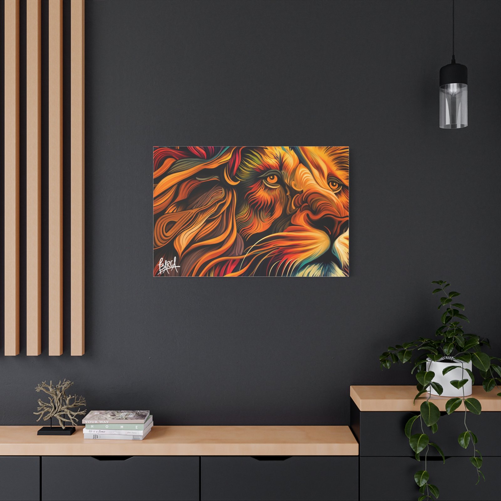 Animal Art Canvas - Colorful Lion Canvas Art, Wall Decor, Animal Portrait, Vibrant Home Decor, Wildlife Art, Gift for Animal Lovers, Modern Art Piece - Image 48