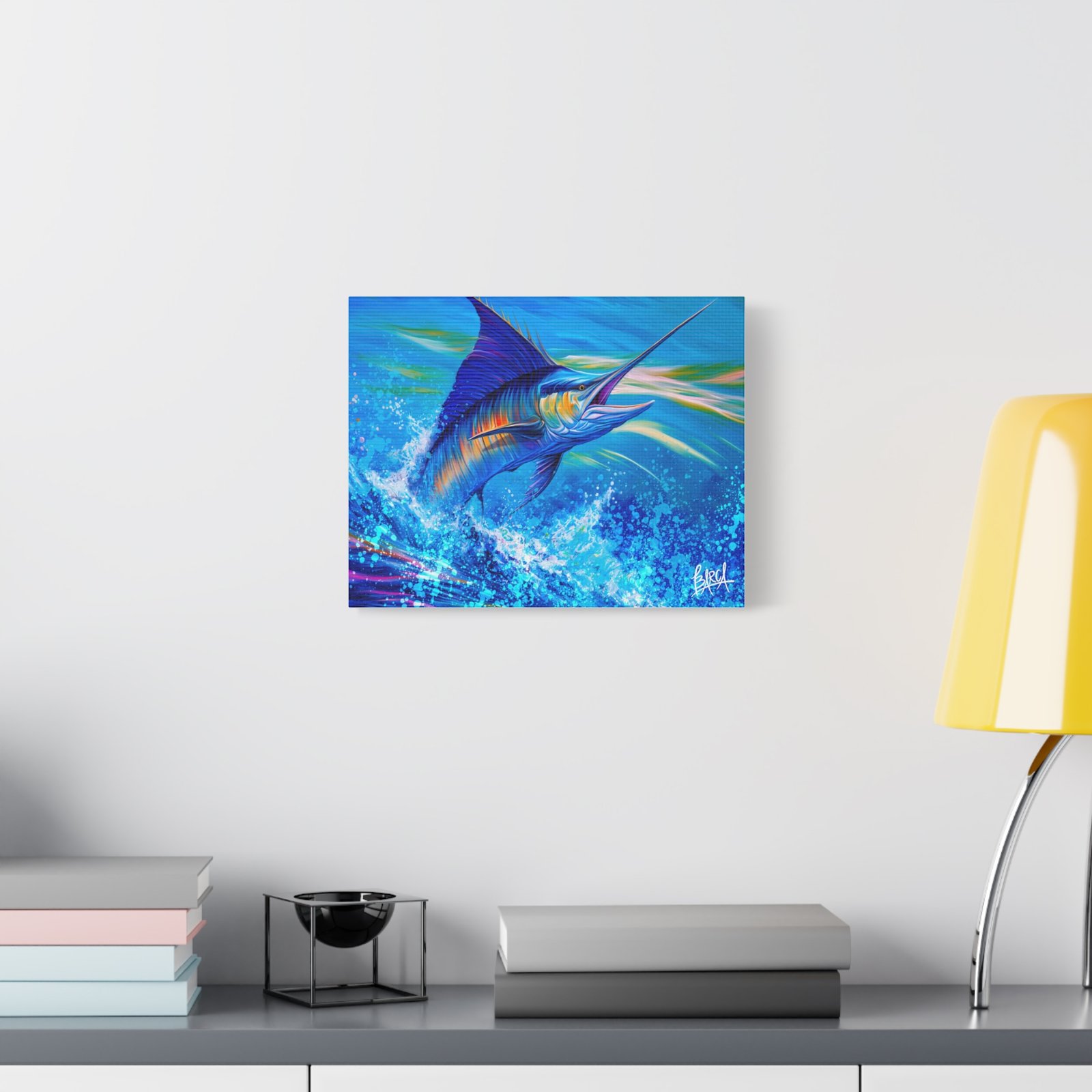 Animal Art Canvas - Vibrant Canvas Wall Art Print, Colorful Fish Decor, Deep Sea Home Decor, Nautical Gift, Tropical Ocean Artwork - Image 11