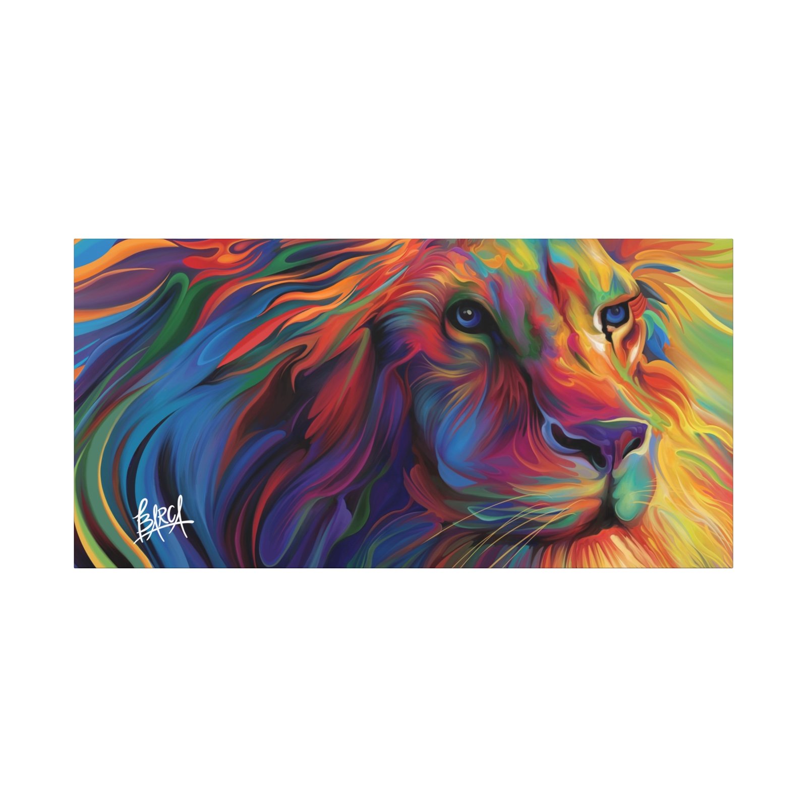 Animal Art Canvas - Vibrant Lion Canvas Art, Colorful Wall Decor, Animal Lover Gift, Bold Home Decoration, African Wildlife Art, Unique Art Piece - Image 57