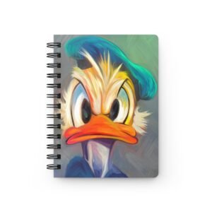 Others Art - Disney Inspired Colorful Art of Donald Duck Spiral Bound Journal with Quirky Character Design, Creative Writing Notebook, Gift for Artists, Fun Sketchbook, Personalized [...]