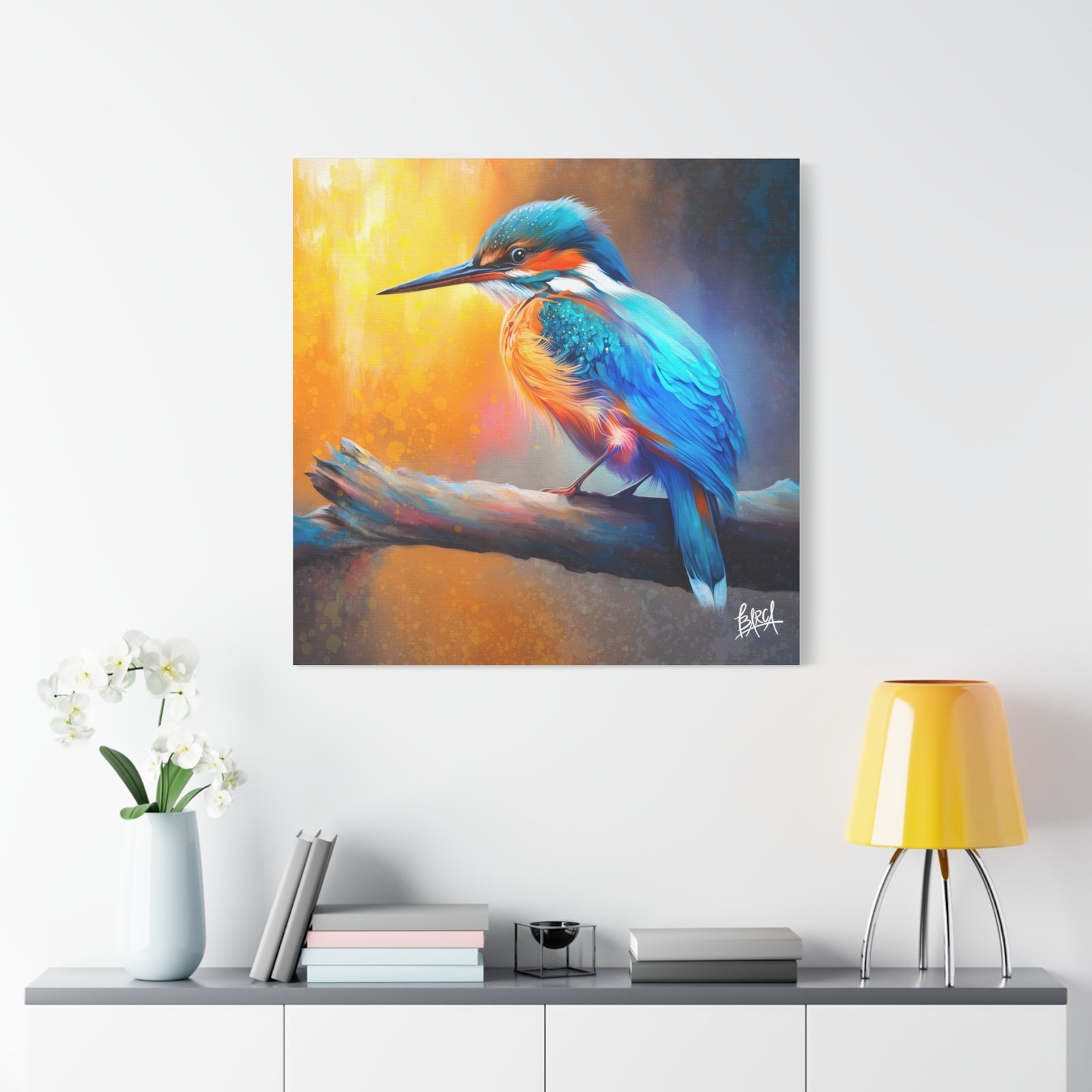 Animal Art Canvas - Colorful Bird Canvas Art, Stretched Wall Decor, Nature Lover Gift, Home Decoration, Bird Painting for Birdwatchers, Wildlife Art - Image 39