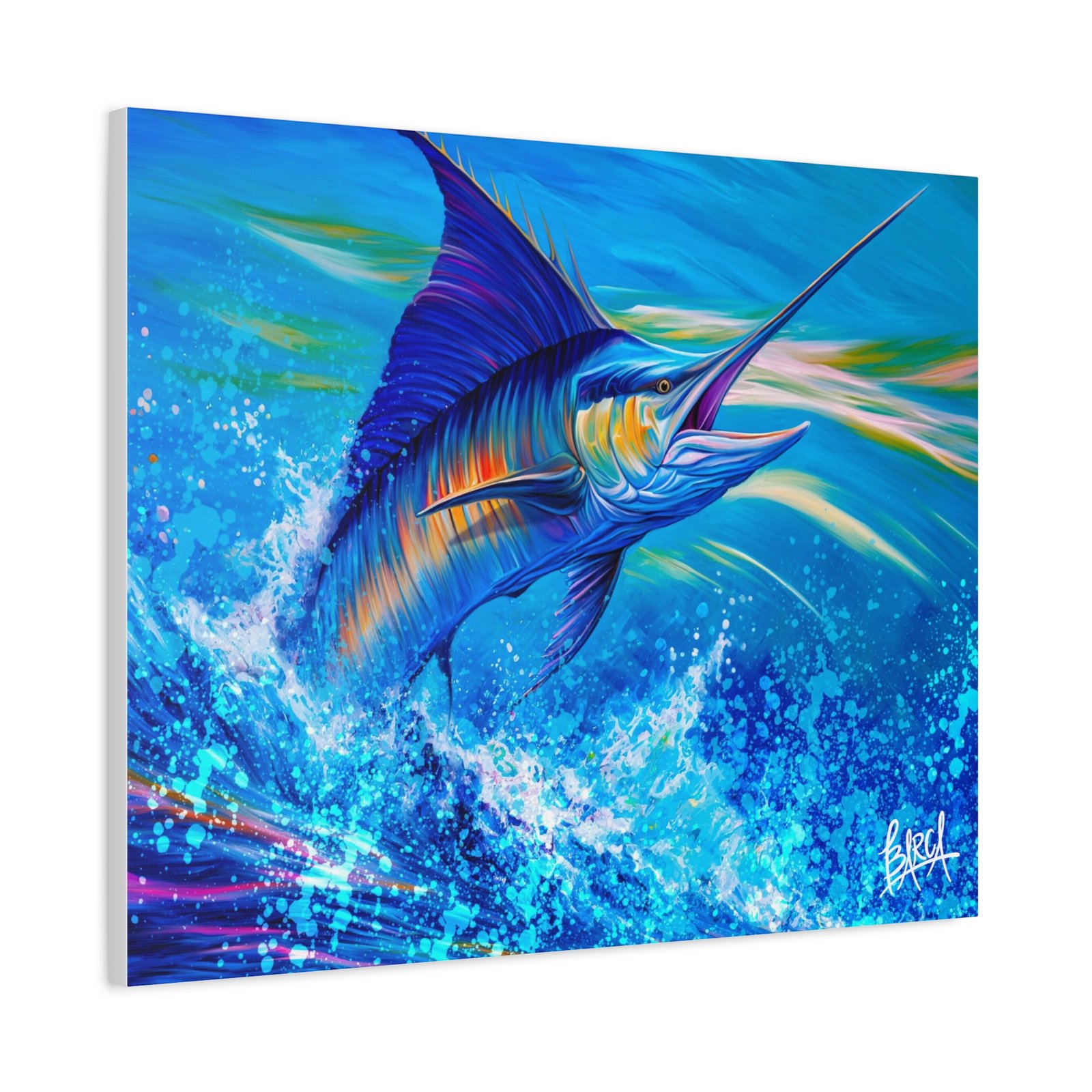 Animal Art Canvas - Vibrant Canvas Wall Art Print, Colorful Fish Decor, Deep Sea Home Decor, Nautical Gift, Tropical Ocean Artwork - Image 26