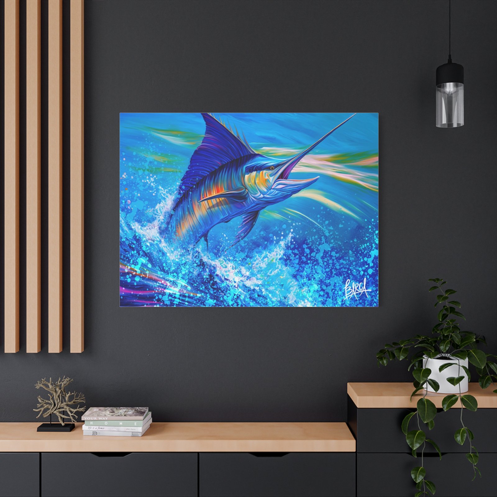 Animal Art Canvas - Vibrant Canvas Wall Art Print, Colorful Fish Decor, Deep Sea Home Decor, Nautical Gift, Tropical Ocean Artwork - Image 44