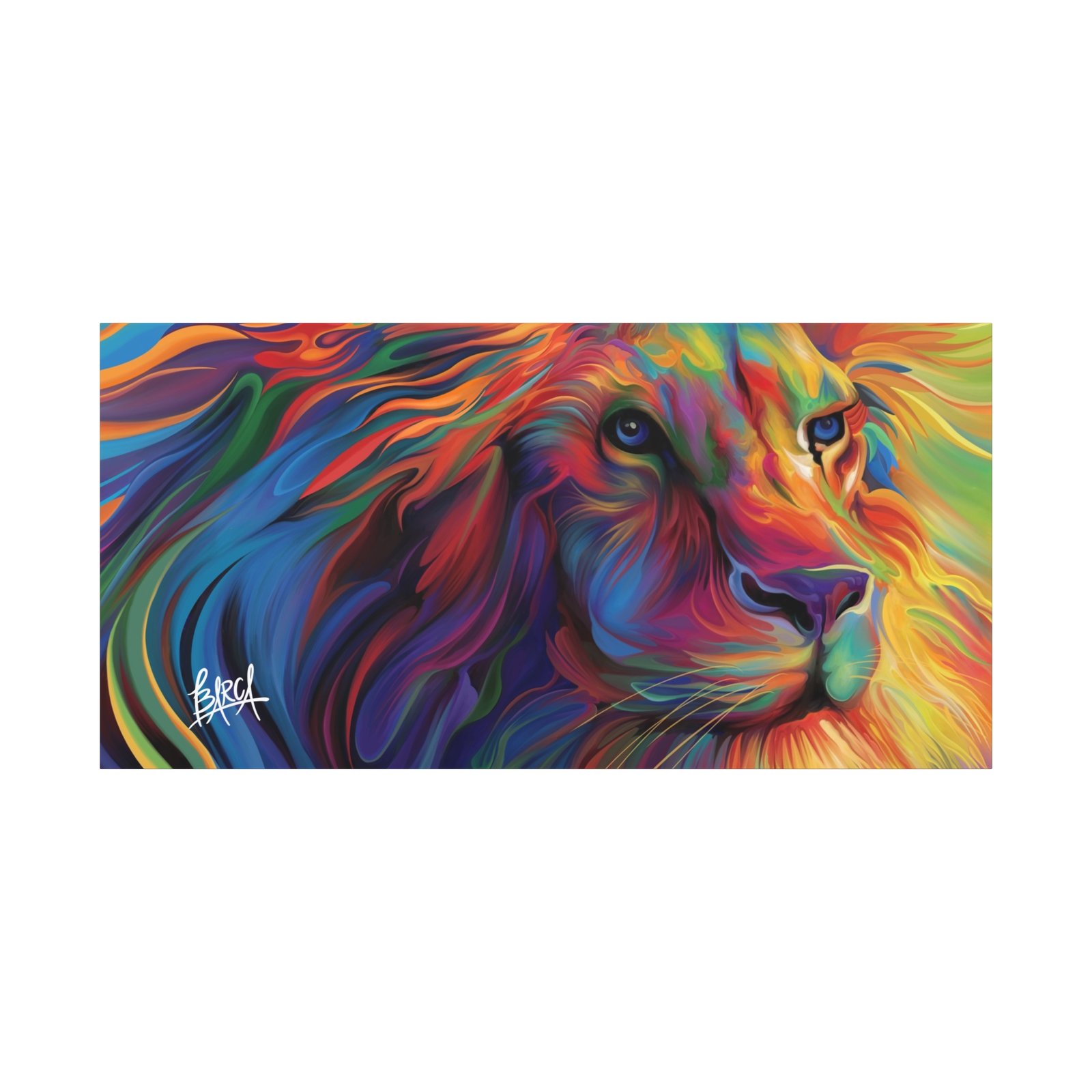 Animal Art Canvas - Vibrant Lion Canvas Art, Colorful Wall Decor, Animal Lover Gift, Bold Home Decoration, African Wildlife Art, Unique Art Piece - Image 77