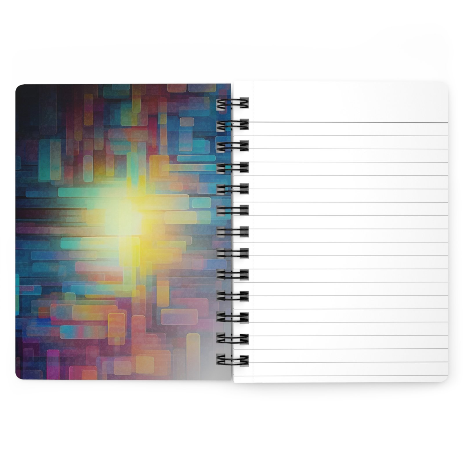 Animal Art Bird - Vibrant Spiral Bound Journal - Colorful Eagle Design, Inspirational Gifts, Study Notebooks, Journaling, Art Supplies - Image 3