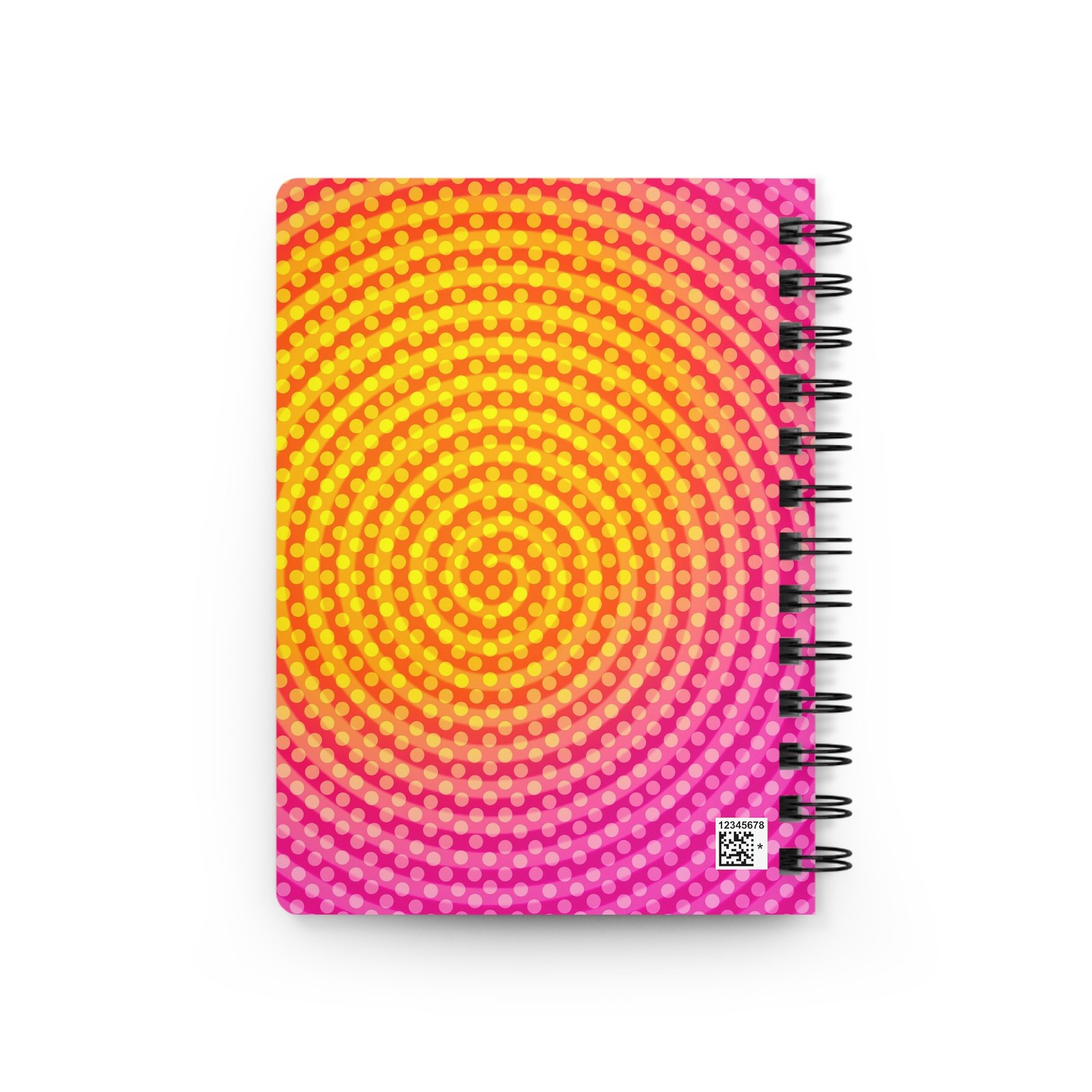 Sassy Cat Art - Colorful Bullseye Sassy Cat Spiral Bound Journal - Perfect Gift for Cat Lovers, Journaling, School Notes, Creative Writing, Art Diary - Image 2