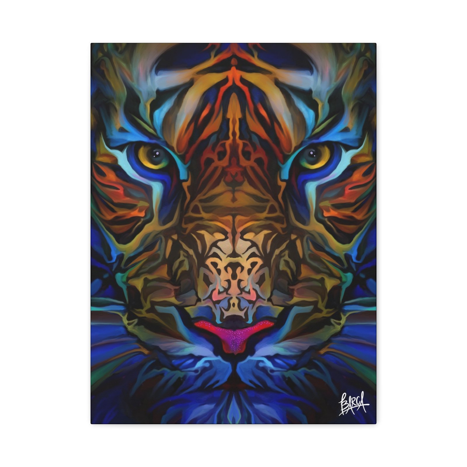 Animal Art Canvas - Portrait Vibrant Tiger Canvas Wall Art, Colorful Animal Decor, Modern Home Aesthetic, Gift for Art Lovers, Unique Wildlife Artwork - Image 29