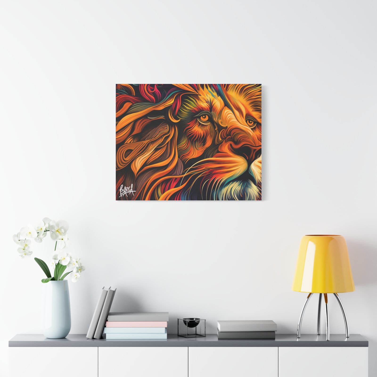 Animal Art Canvas - Colorful Lion Canvas Art, Wall Decor, Animal Portrait, Vibrant Home Decor, Wildlife Art, Gift for Animal Lovers, Modern Art Piece - Image 39