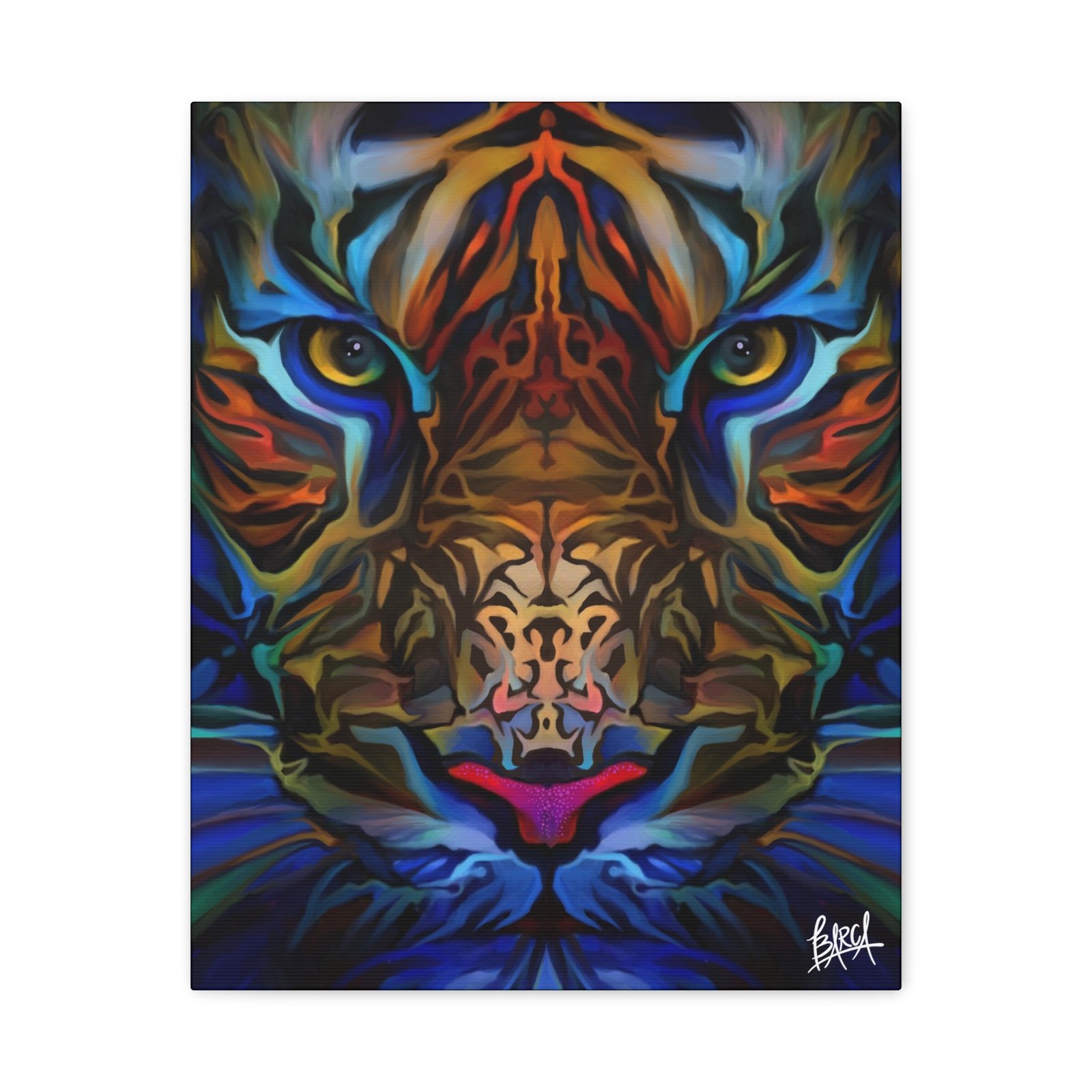 Animal Art Canvas - Portrait Vibrant Tiger Canvas Wall Art, Colorful Animal Decor, Modern Home Aesthetic, Gift for Art Lovers, Unique Wildlife Artwork - Image 21
