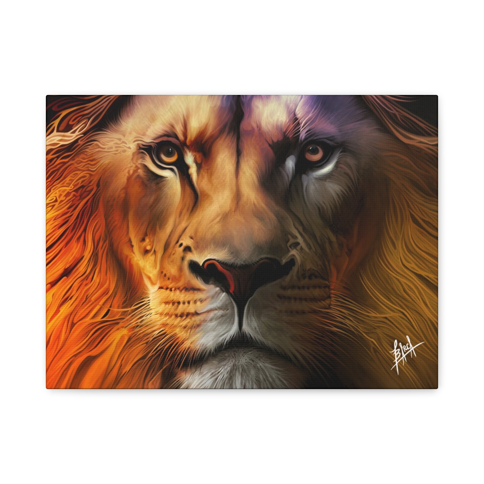 Animal Art Canvas - Majestic Lion Canvas Wall Art, Perfect for Animal Lovers, Home Decor, Gift for Nature Enthusiasts, Living Room Artwork, Bold Lion Portrait - Image 13