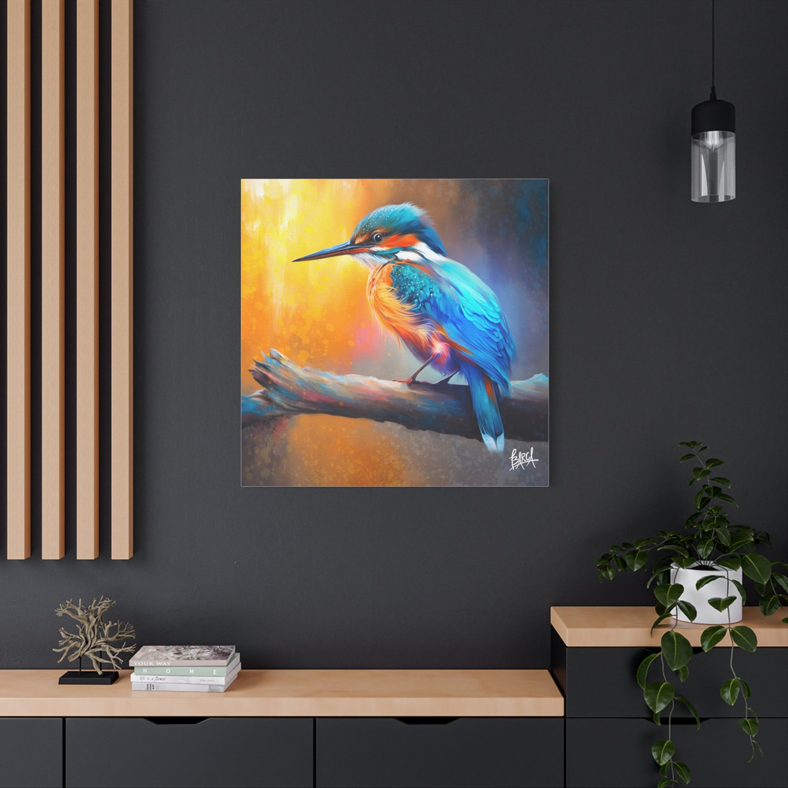Animal Art Canvas - Colorful Bird Canvas Art, Stretched Wall Decor, Nature Lover Gift, Home Decoration, Bird Painting for Birdwatchers, Wildlife Art - Image 40