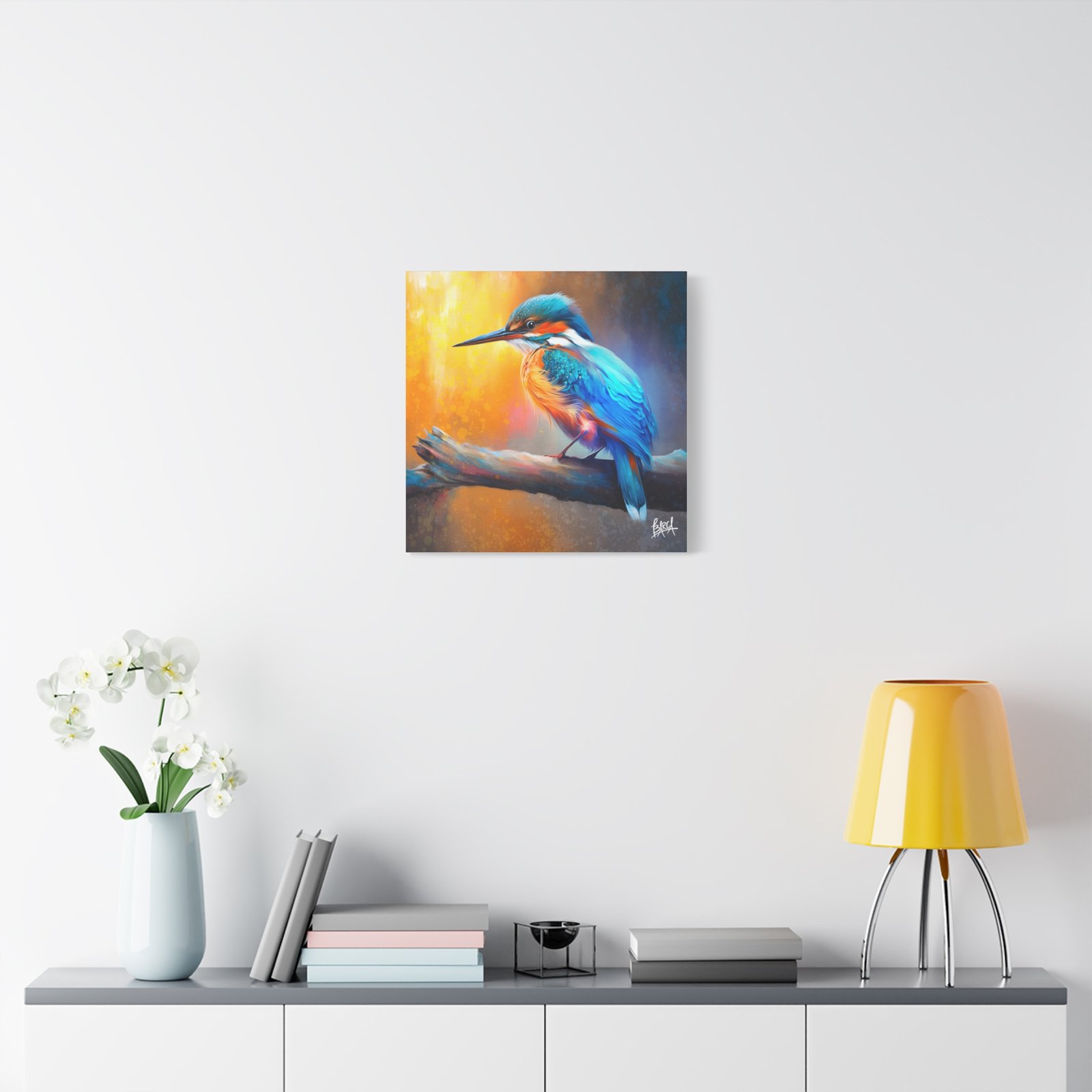 Animal Art Canvas - Colorful Bird Canvas Art, Stretched Wall Decor, Nature Lover Gift, Home Decoration, Bird Painting for Birdwatchers, Wildlife Art - Image 23