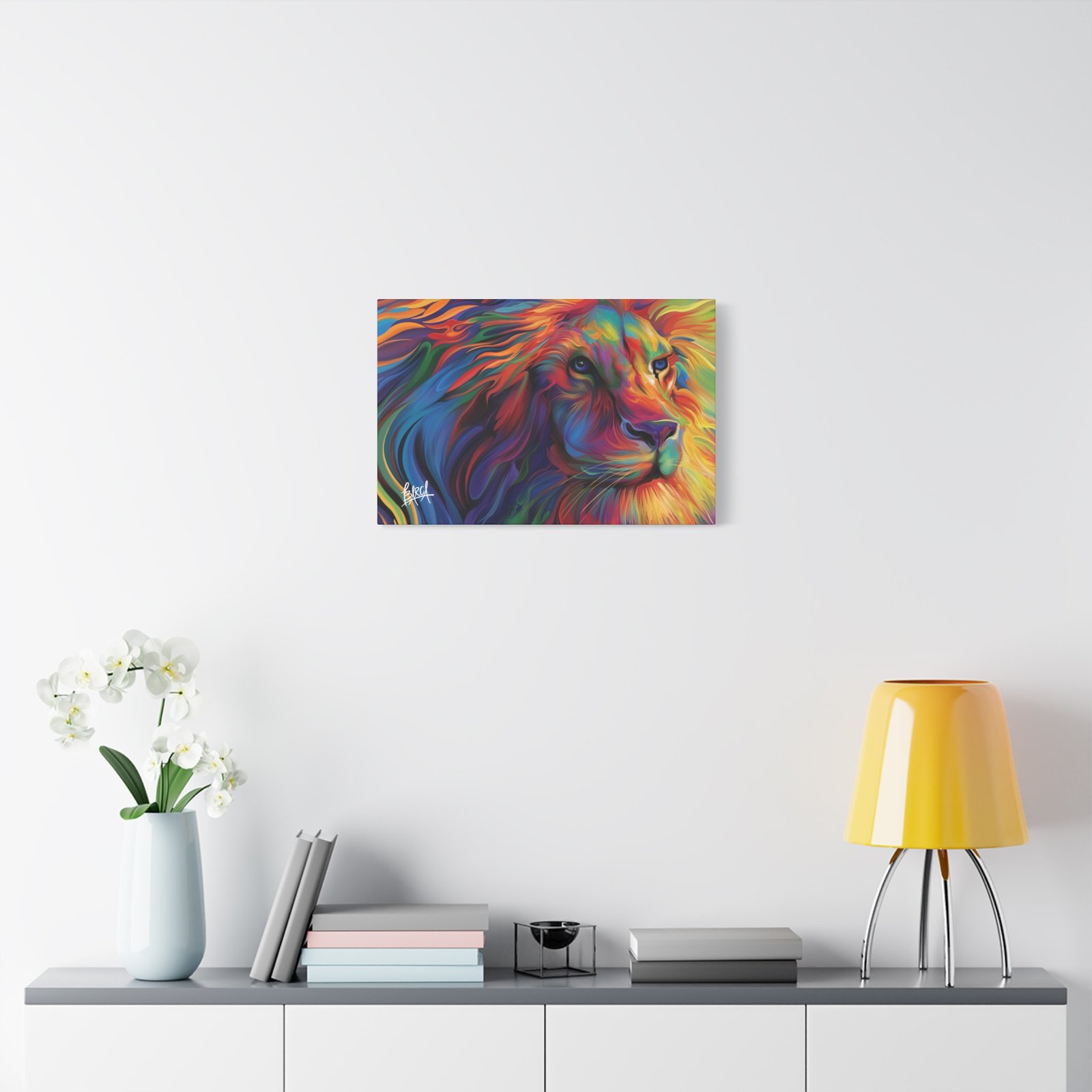Animal Art Canvas - Vibrant Lion Canvas Art, Colorful Wall Decor, Animal Lover Gift, Bold Home Decoration, African Wildlife Art, Unique Art Piece - Image 27