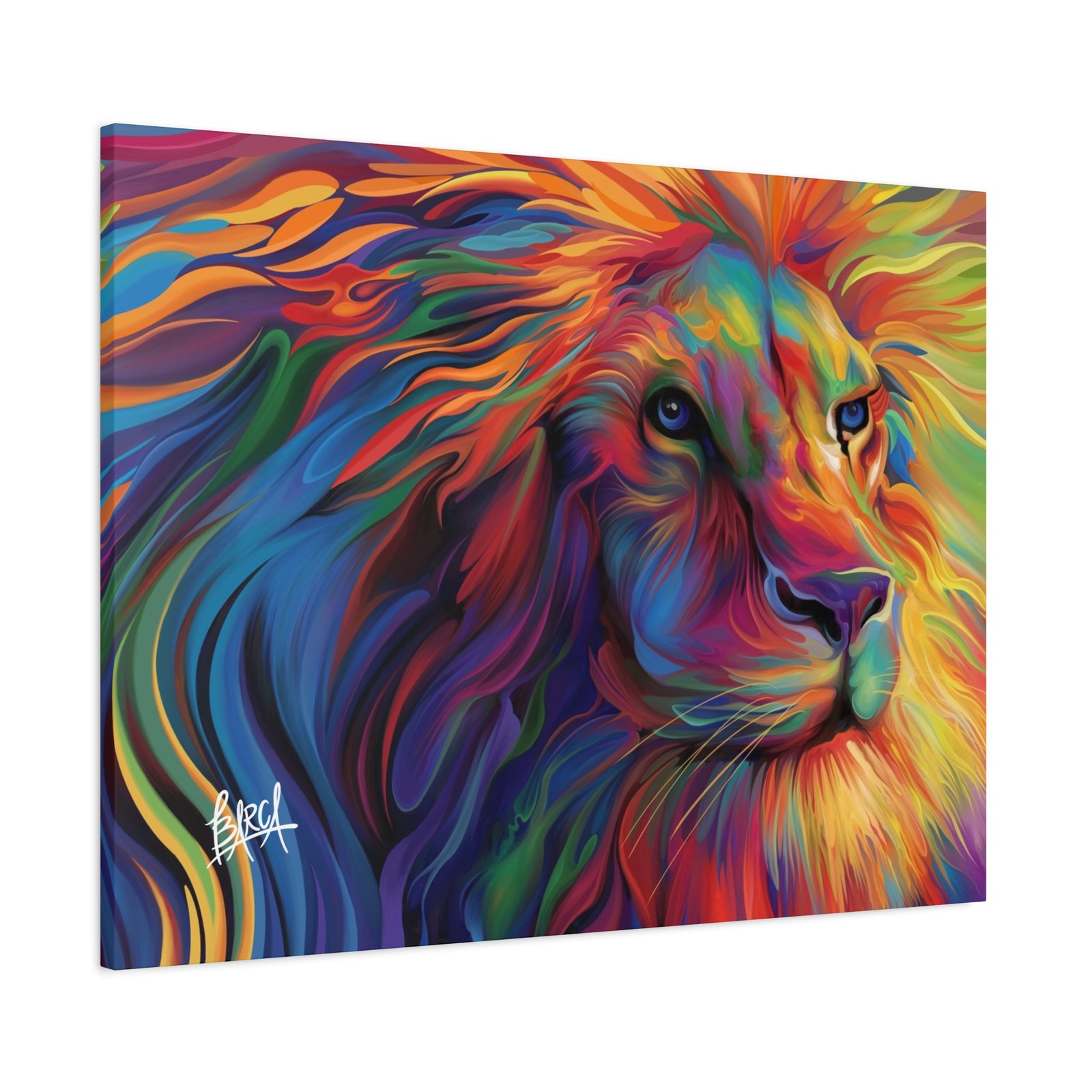 Animal Art Canvas - Vibrant Lion Canvas Art, Colorful Wall Decor, Animal Lover Gift, Bold Home Decoration, African Wildlife Art, Unique Art Piece - Image 62