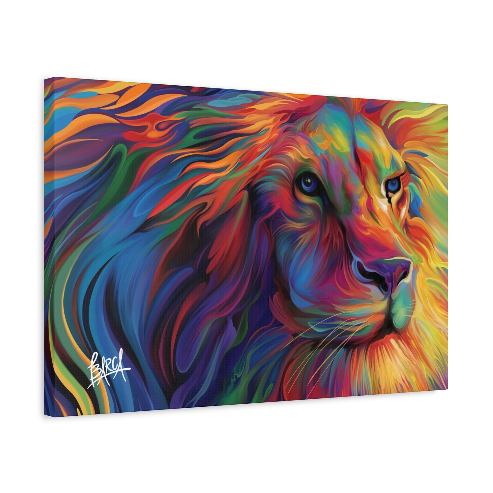 Animal Art Canvas - Vibrant Lion Canvas Art, Colorful Wall Decor, Animal Lover Gift, Bold Home Decoration, African Wildlife Art, Unique Art Piece - Image 26