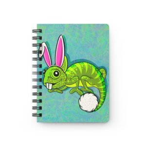 Chamo Pop Art - Whimsical Bunny Rabbit Spiral Bound Journal with Playful Chameleon-Bunny Design, Cute Gift for Kids, Journal for Notes, Sketchbook, Art Diary, Fun [...]