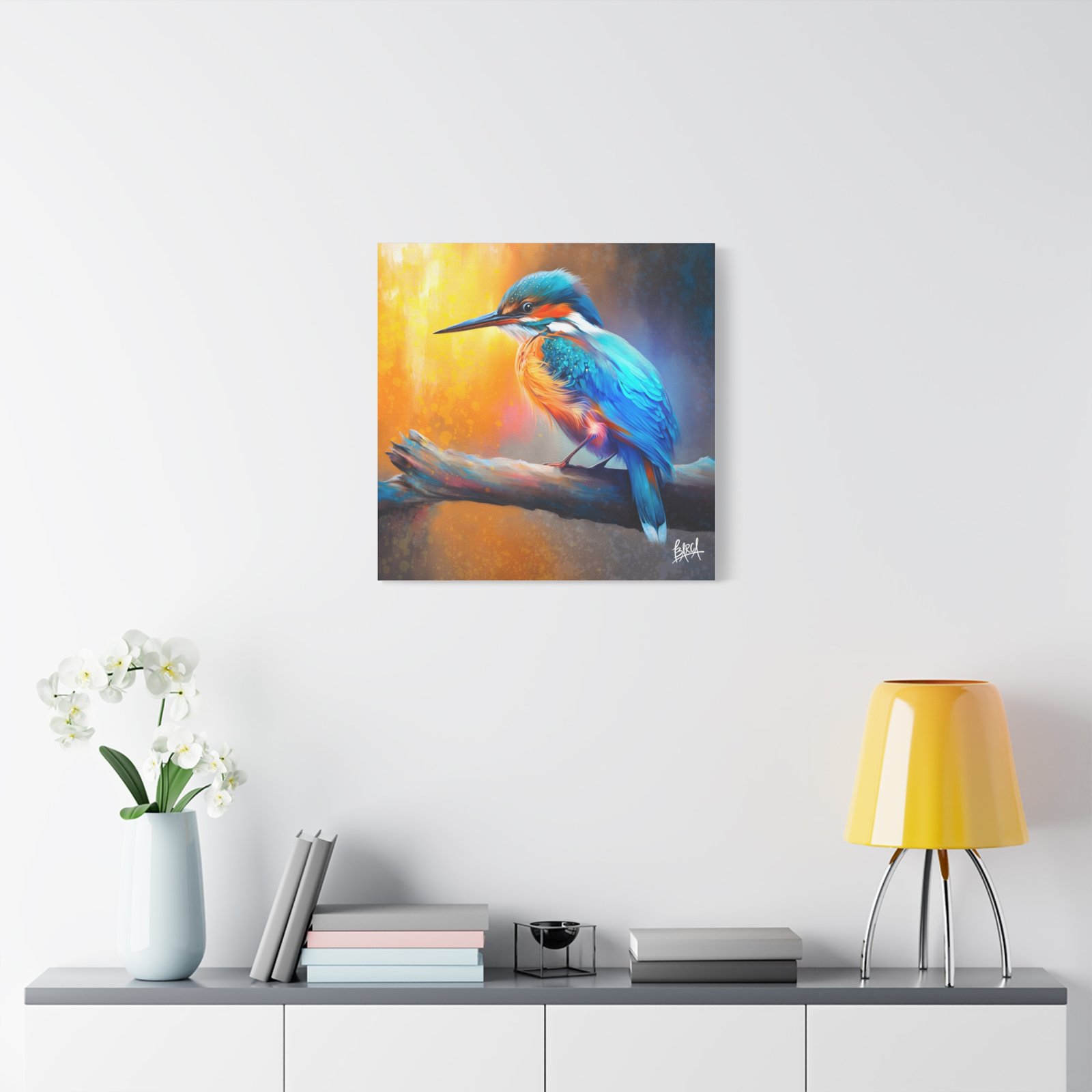 Animal Art Canvas - Colorful Bird Canvas Art, Stretched Wall Decor, Nature Lover Gift, Home Decoration, Bird Painting for Birdwatchers, Wildlife Art - Image 27