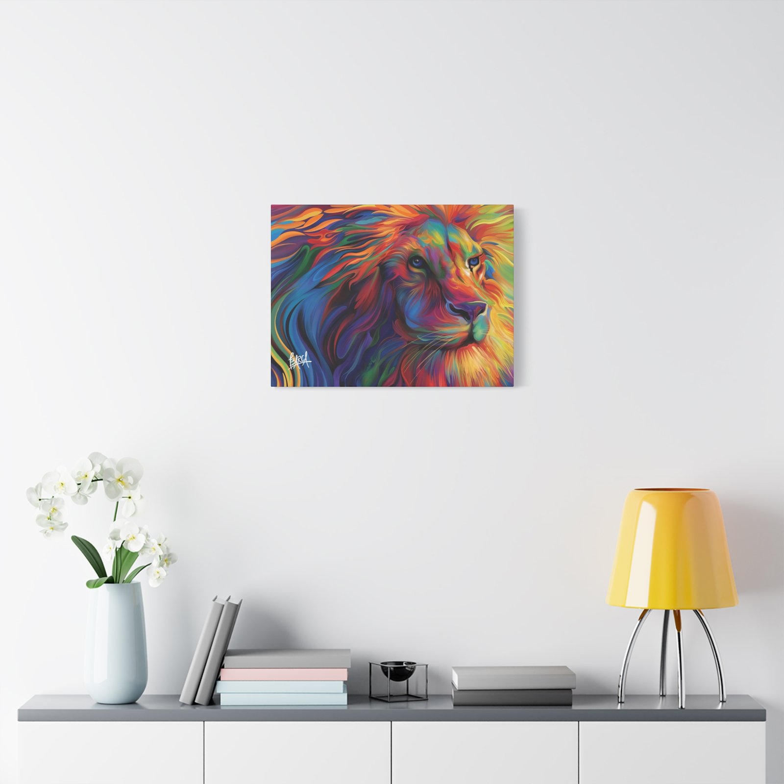 Animal Art Canvas - Vibrant Lion Canvas Art, Colorful Wall Decor, Animal Lover Gift, Bold Home Decoration, African Wildlife Art, Unique Art Piece - Image 31