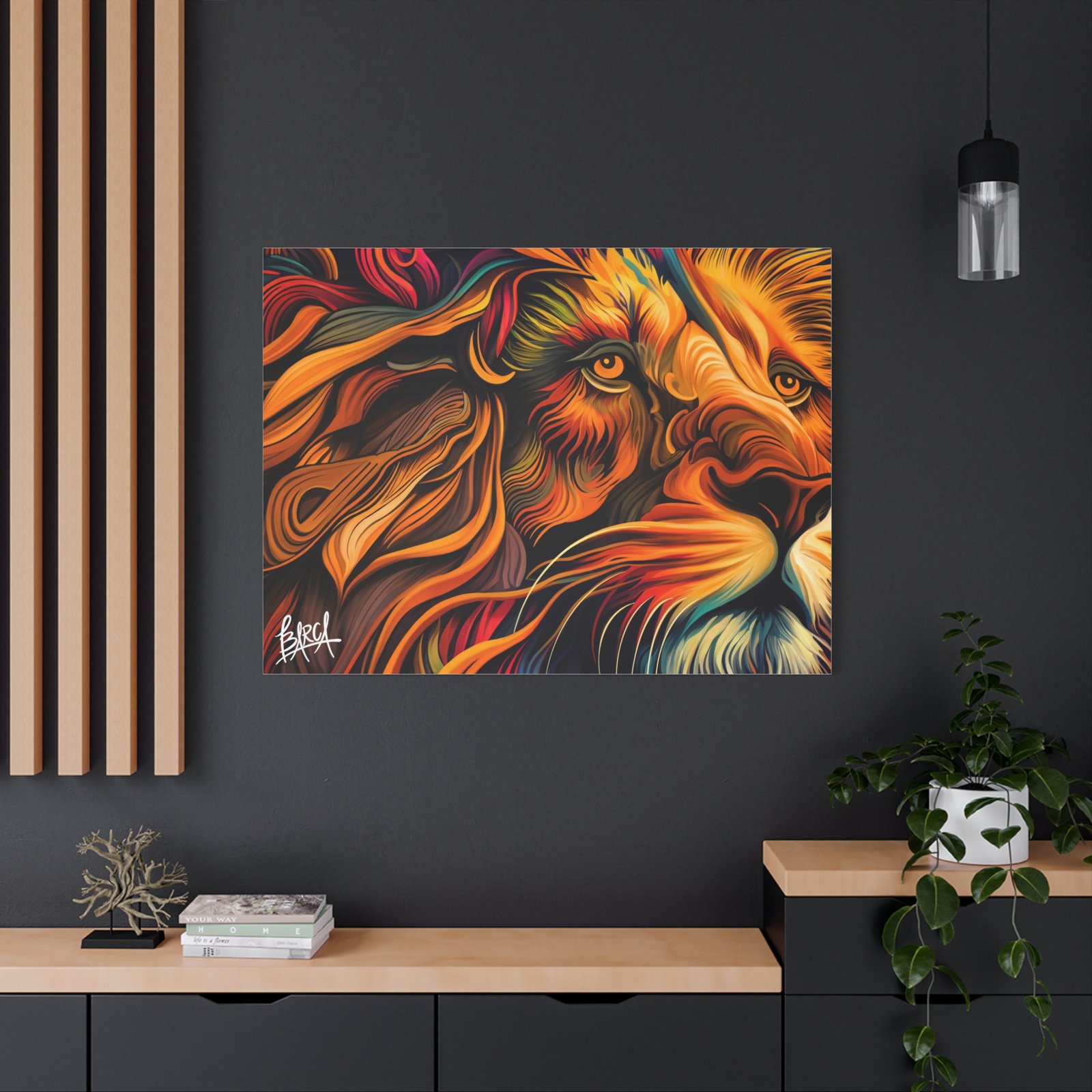 Animal Art Canvas - Colorful Lion Canvas Art, Wall Decor, Animal Portrait, Vibrant Home Decor, Wildlife Art, Gift for Animal Lovers, Modern Art Piece - Image 60