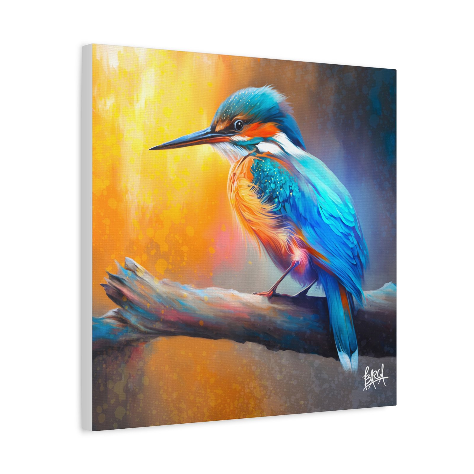 Animal Art Canvas - Colorful Bird Canvas Art, Stretched Wall Decor, Nature Lover Gift, Home Decoration, Bird Painting for Birdwatchers, Wildlife Art - Image 22