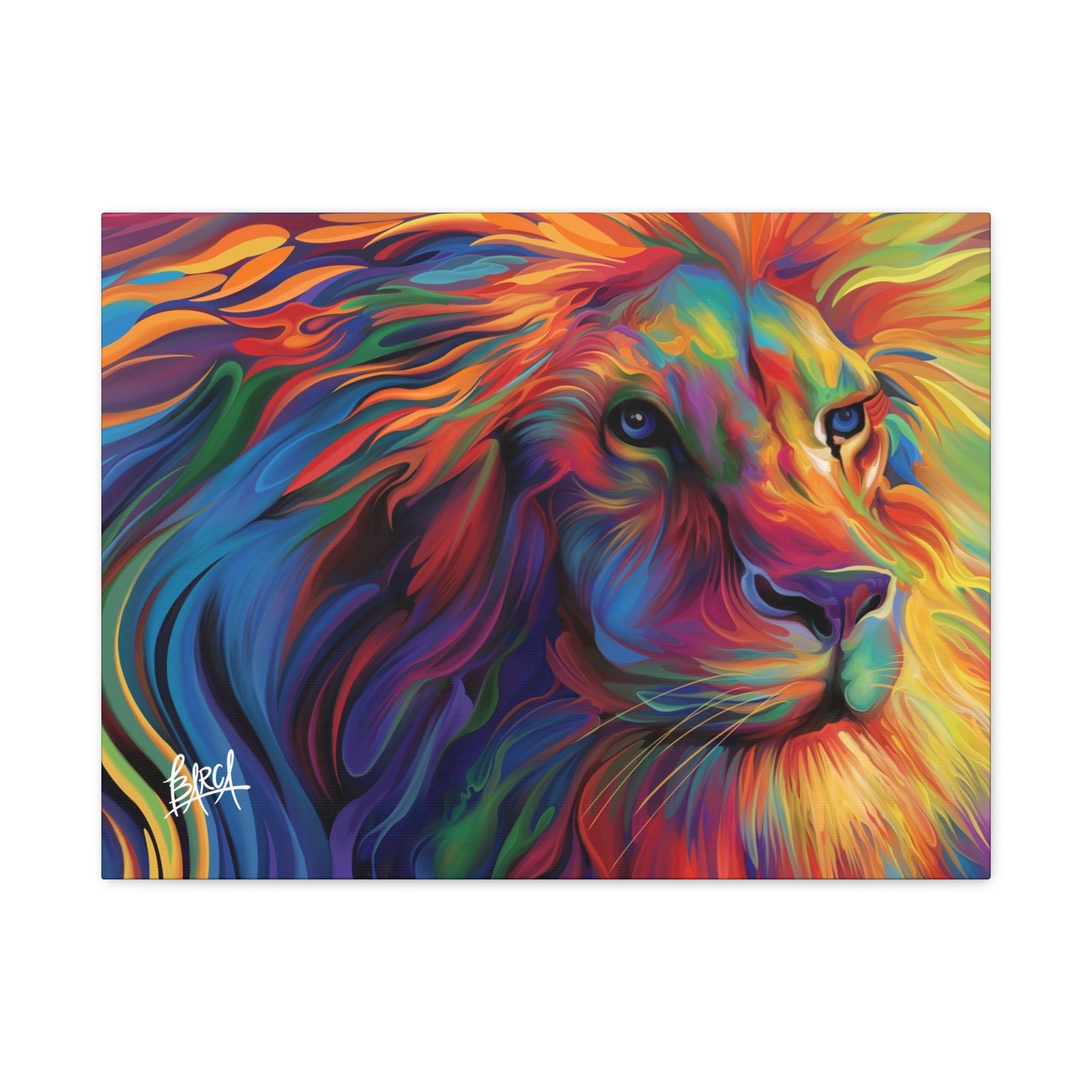 Animal Art Canvas - Vibrant Lion Canvas Art, Colorful Wall Decor, Animal Lover Gift, Bold Home Decoration, African Wildlife Art, Unique Art Piece - Image 29