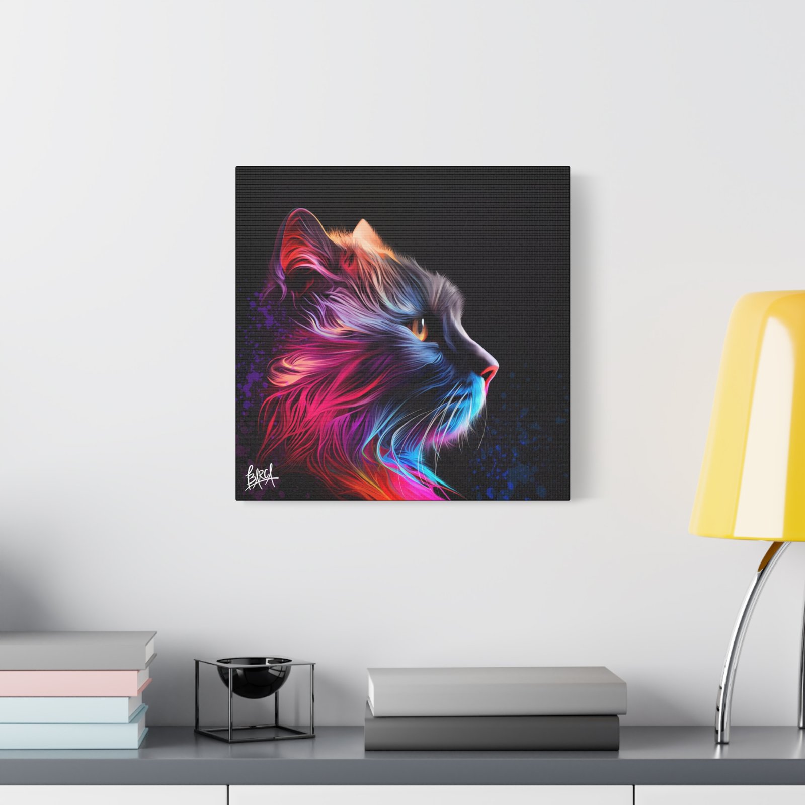Animal Art Canvas - Vibrant Cat Wall Art Canvas, Colorful Pet Decor, Home Decoration, Gift for Cat Lovers, Feline Art Print, Animal Lover Gift - Image 19