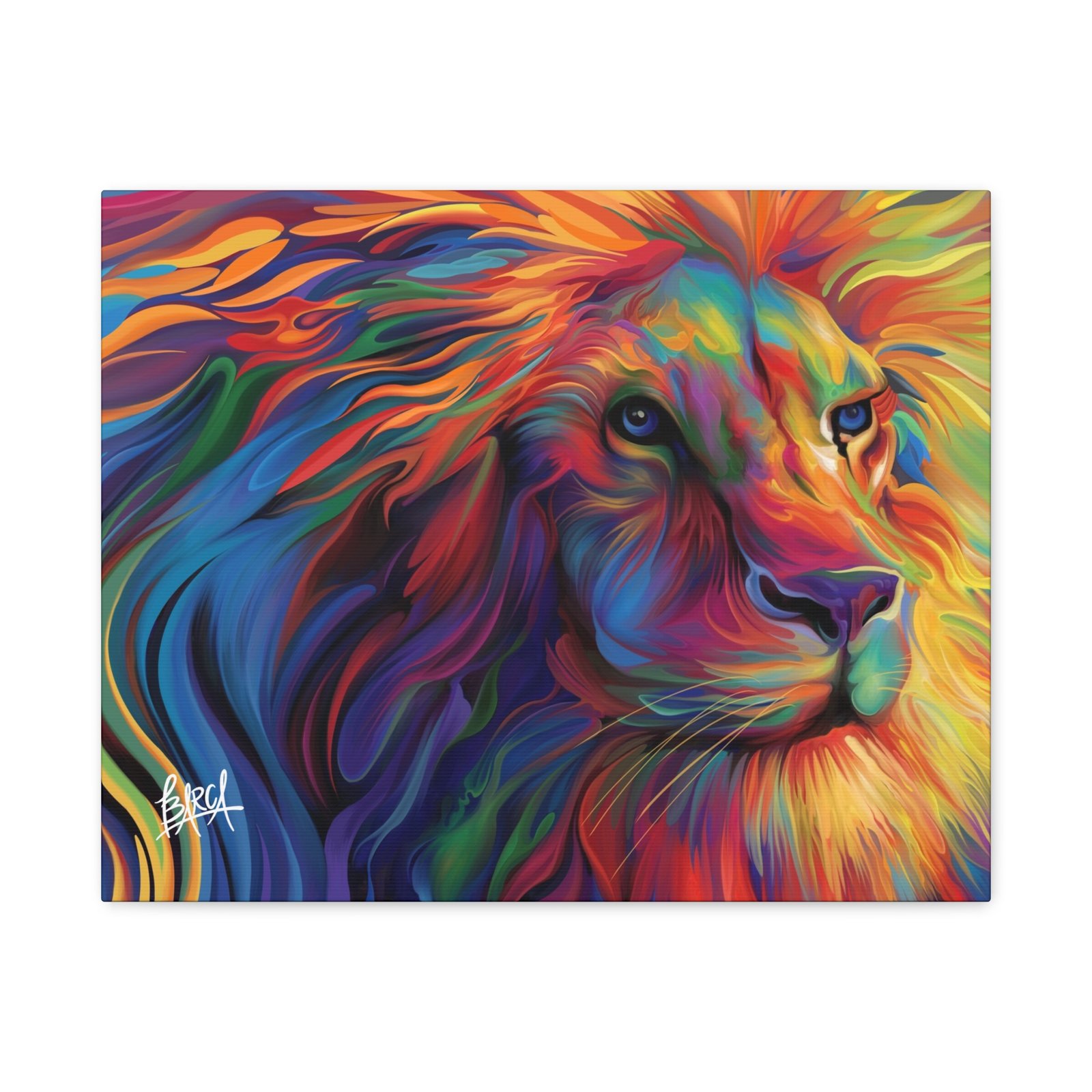 Animal Art Canvas - Vibrant Lion Canvas Art, Colorful Wall Decor, Animal Lover Gift, Bold Home Decoration, African Wildlife Art, Unique Art Piece - Image 21