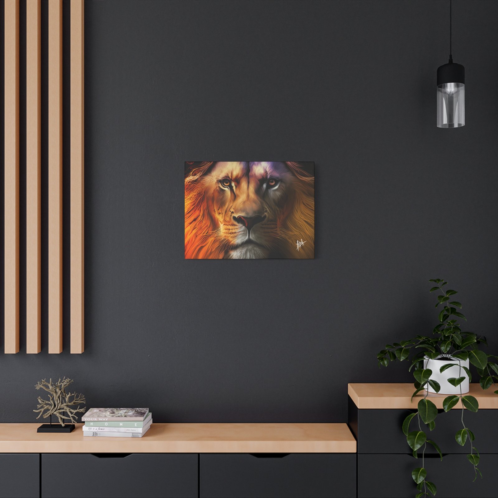 Animal Art Canvas - Majestic Lion Canvas Wall Art, Perfect for Animal Lovers, Home Decor, Gift for Nature Enthusiasts, Living Room Artwork, Bold Lion Portrait - Image 32
