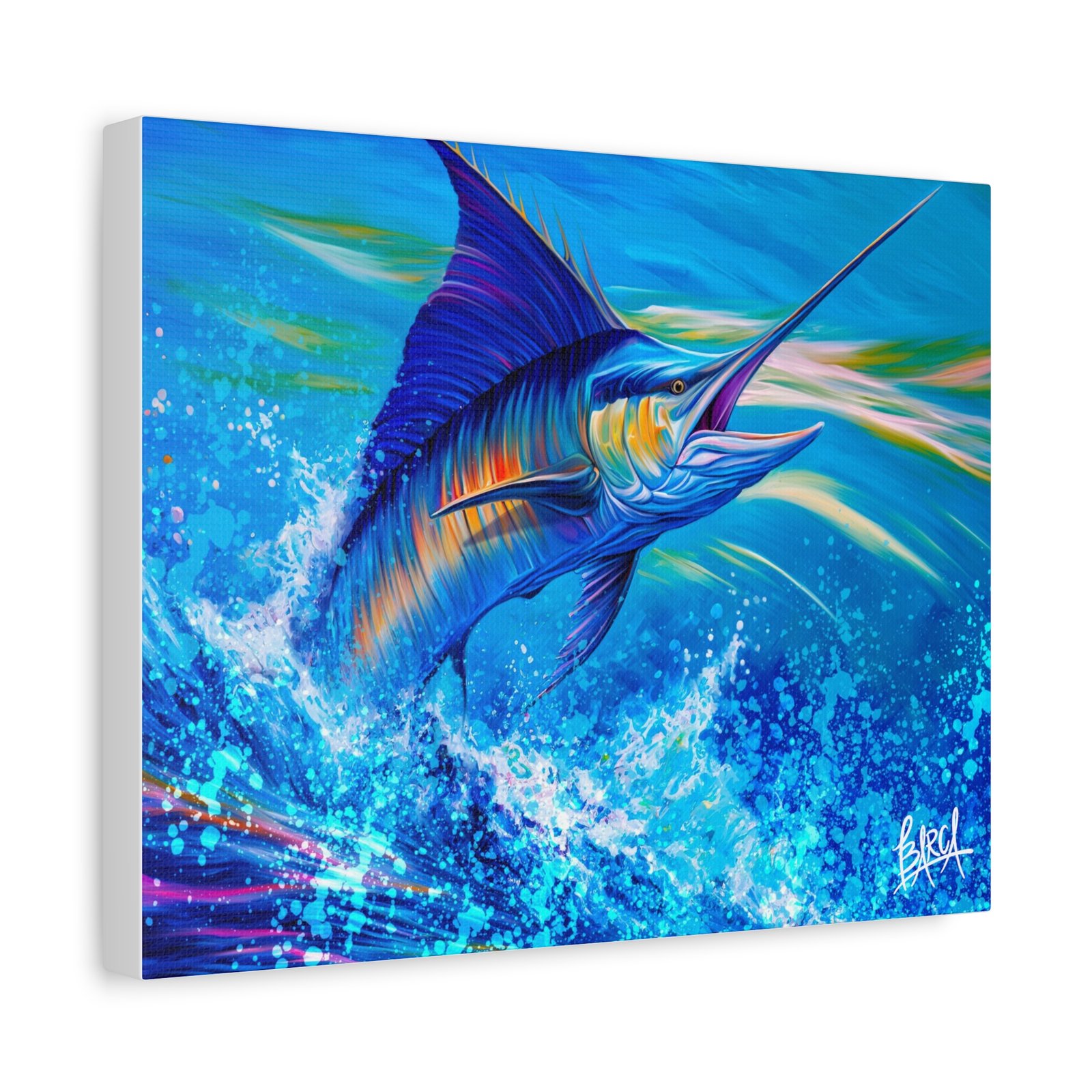 Animal Art Canvas - Vibrant Canvas Wall Art Print, Colorful Fish Decor, Deep Sea Home Decor, Nautical Gift, Tropical Ocean Artwork - Image 10