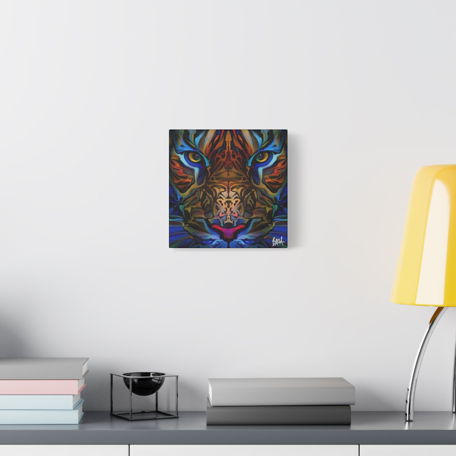 Animal Art Canvas - Portrait Vibrant Tiger Canvas Wall Art, Colorful Animal Decor, Modern Home Aesthetic, Gift for Art Lovers, Unique Wildlife Artwork - Image 75