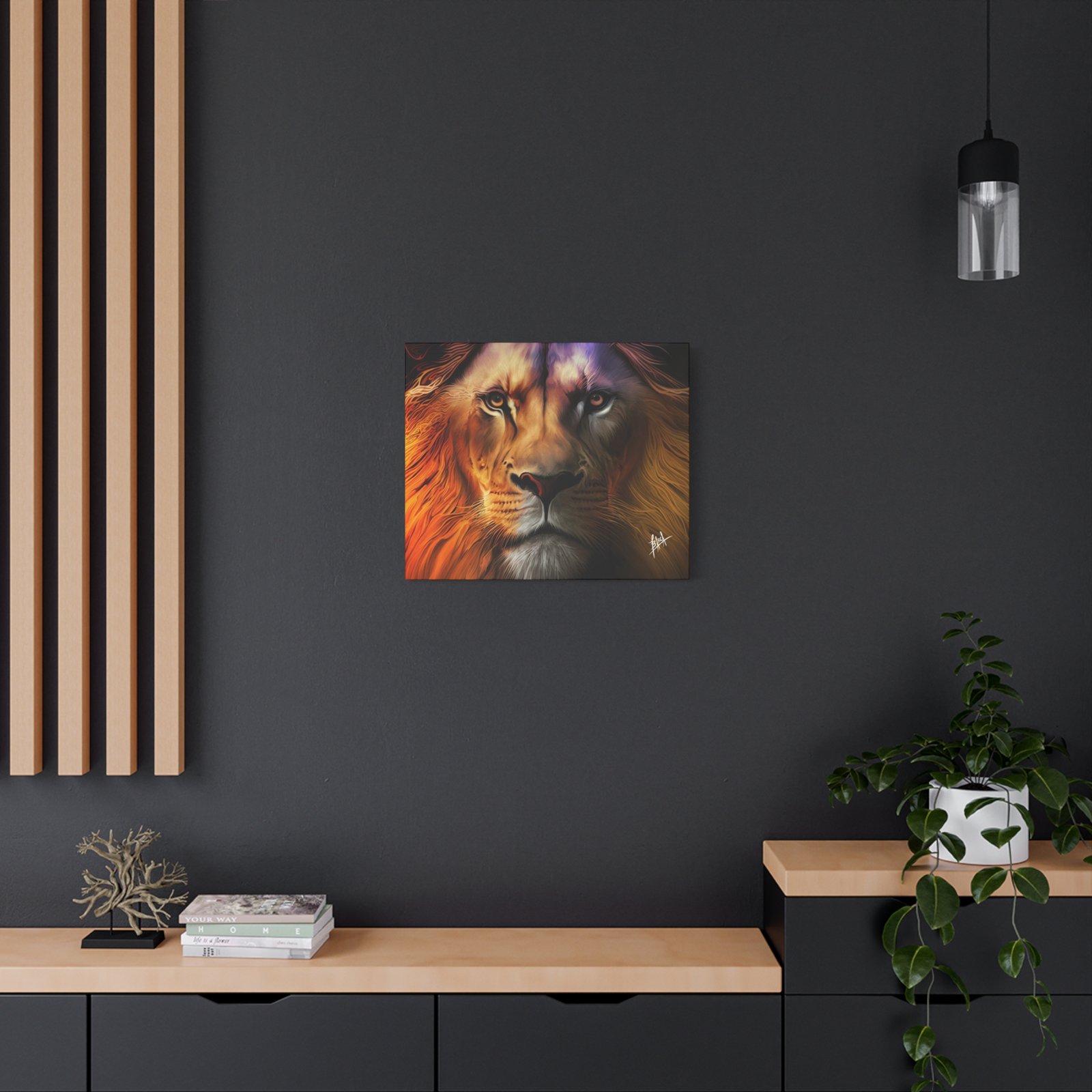 Animal Art Canvas - Majestic Lion Canvas Wall Art, Perfect for Animal Lovers, Home Decor, Gift for Nature Enthusiasts, Living Room Artwork, Bold Lion Portrait - Image 36