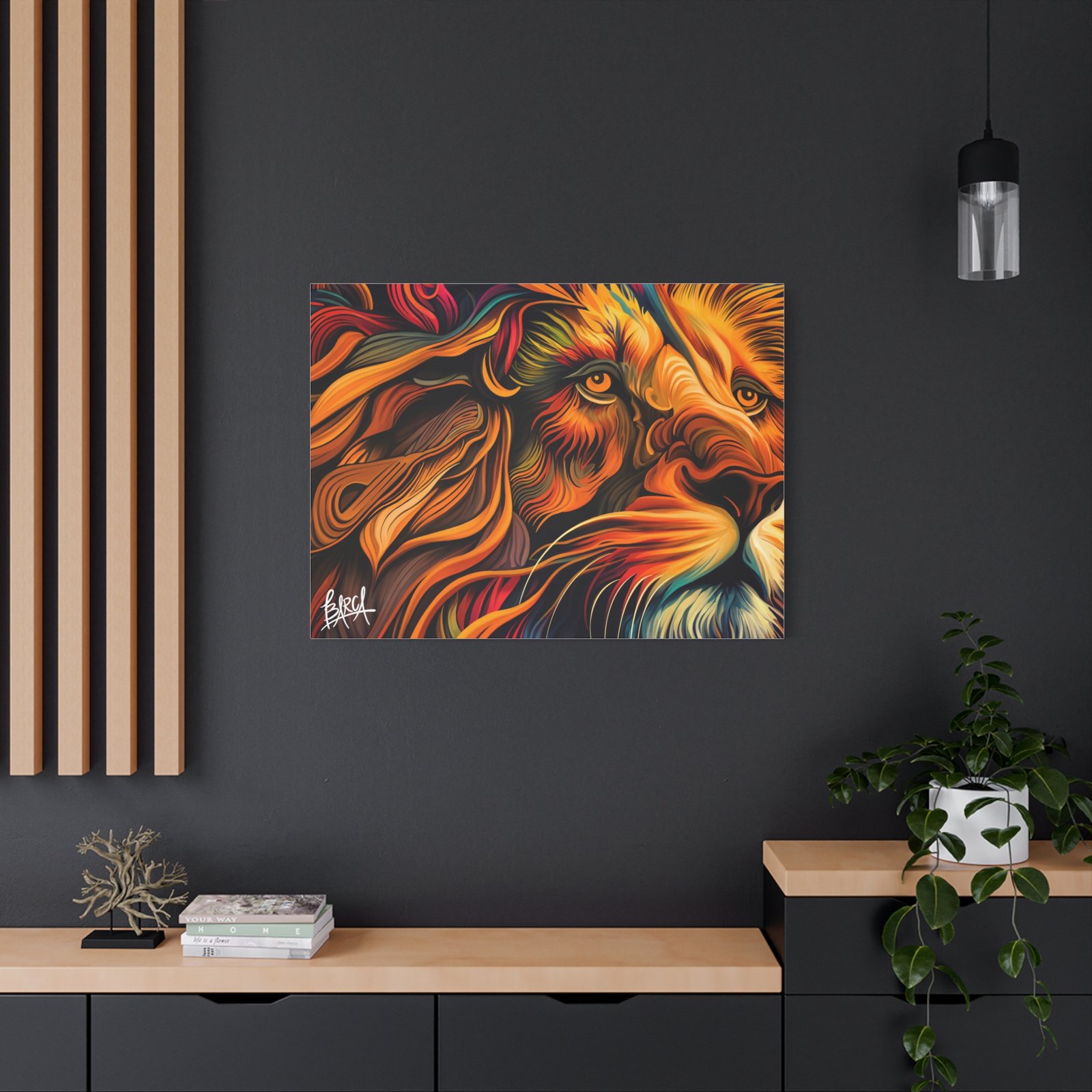 Animal Art Canvas - Colorful Lion Canvas Art, Wall Decor, Animal Portrait, Vibrant Home Decor, Wildlife Art, Gift for Animal Lovers, Modern Art Piece - Image 52