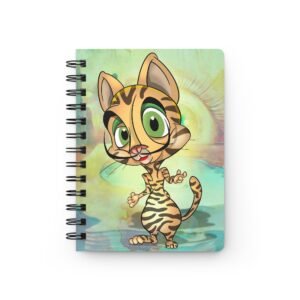 Cat-Tastic Art - Whimsical Dali Cat Spiral Bound Journal | Cute Cat Notebook, Gift for Writers, Artists, Kids, Students, Sketchbook